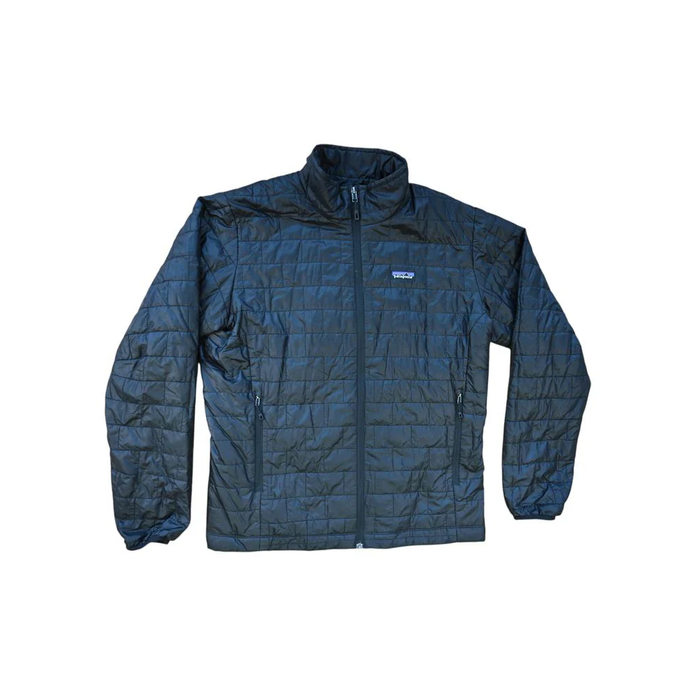Patagonia Men's Nano Puff Insulated Jacket Black Large Used