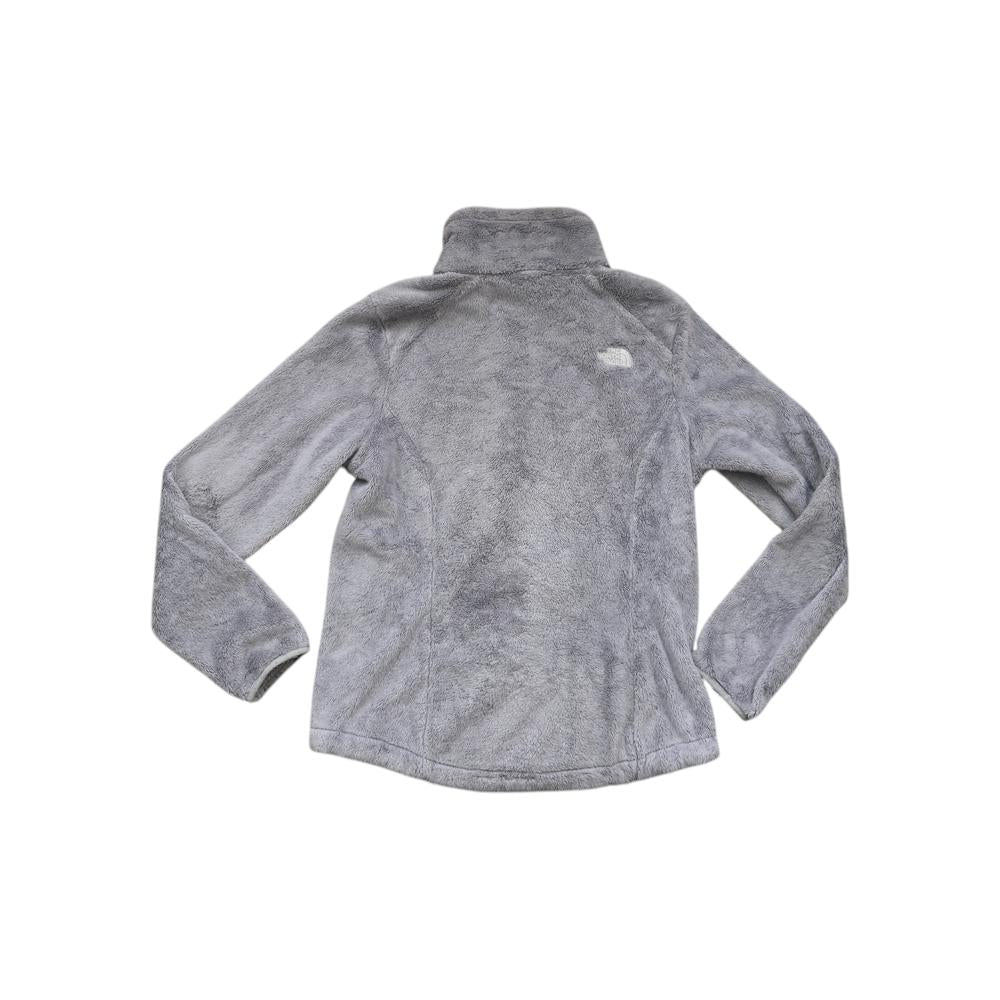 North Face Women's Osito Fleece Jacket Grey M Used - Image 2