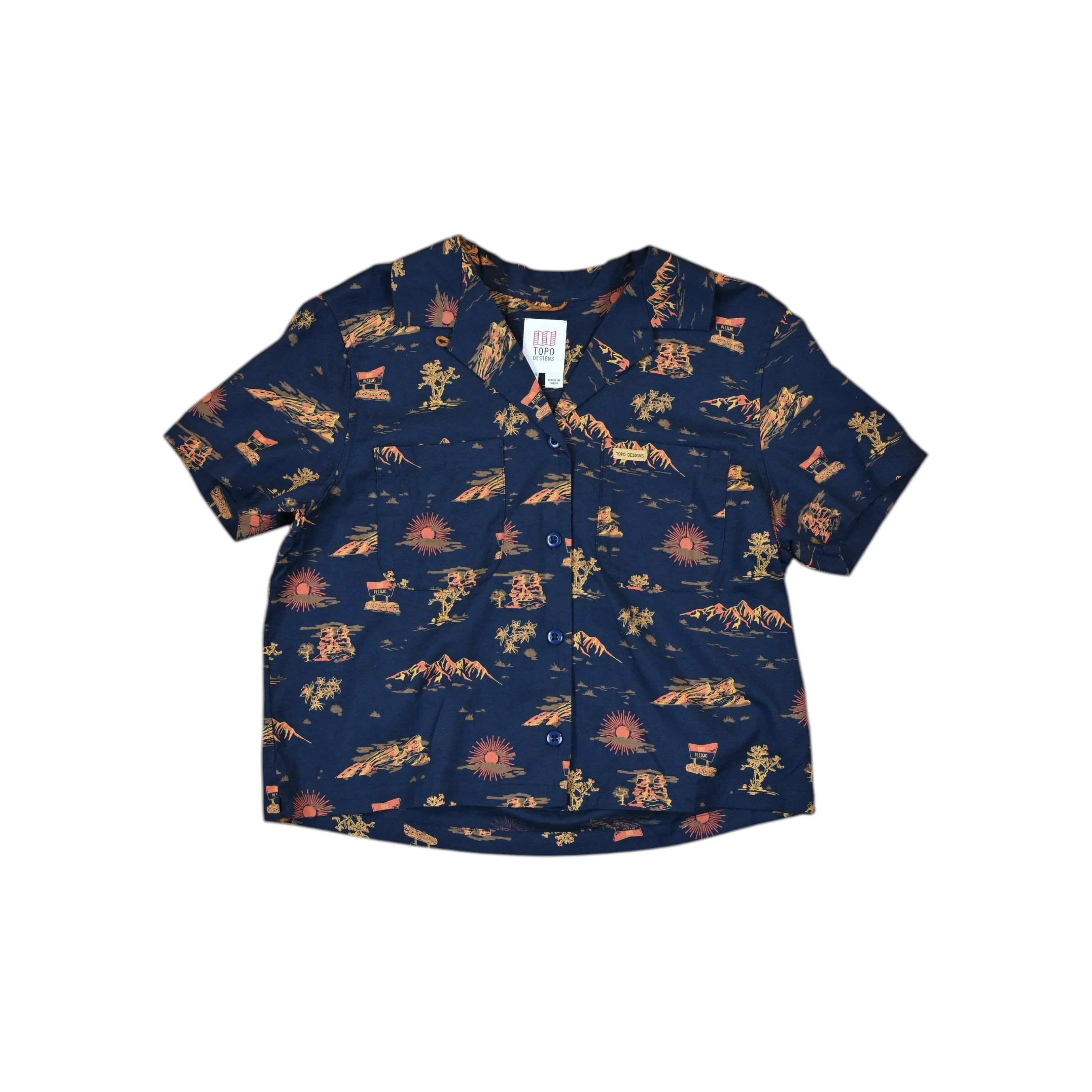 Topo Designs Women's Daytripper Shirt Westbound Midnight