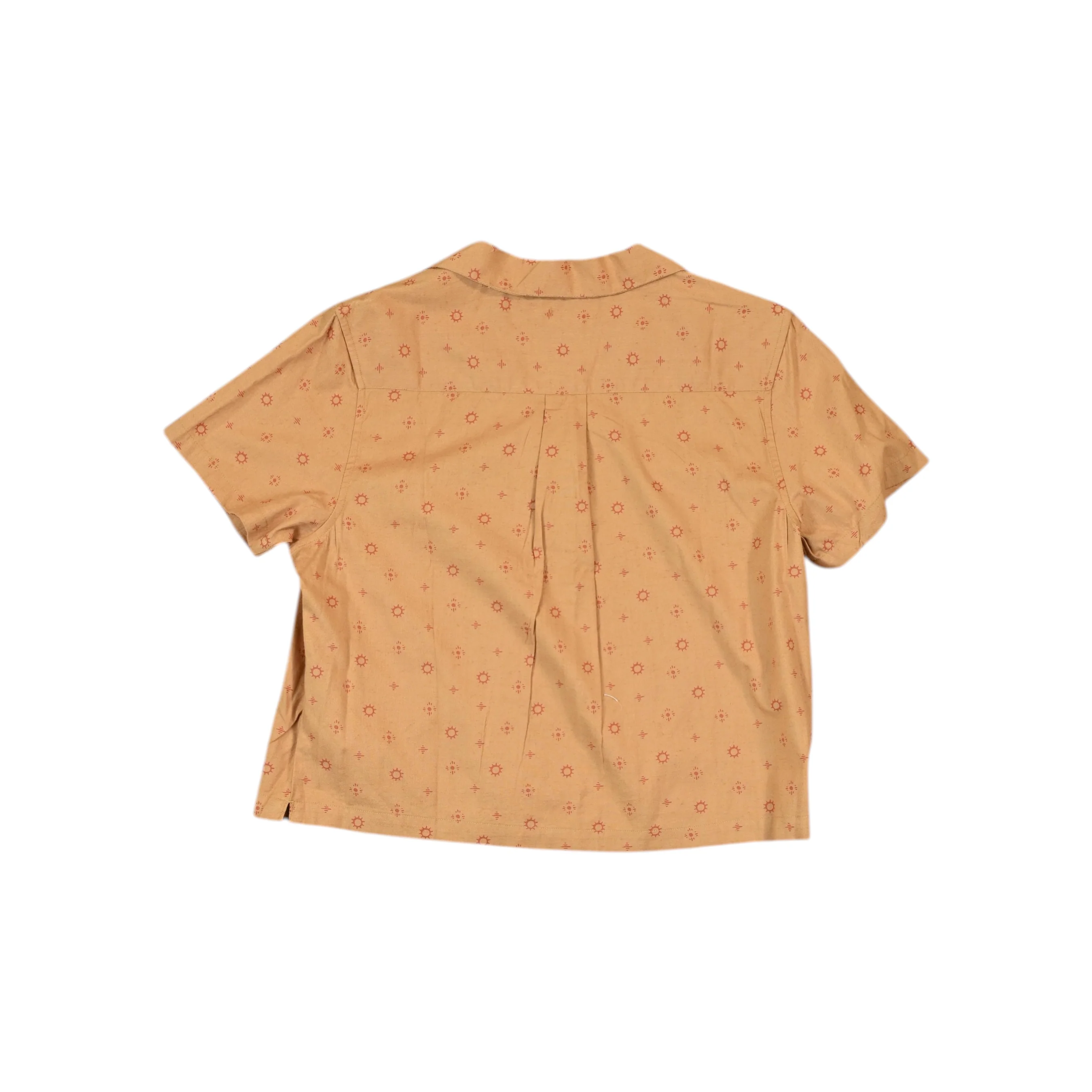 Topo Designs Women's Daytripper Shirt Tossed Motif Goldenrod - Image 2