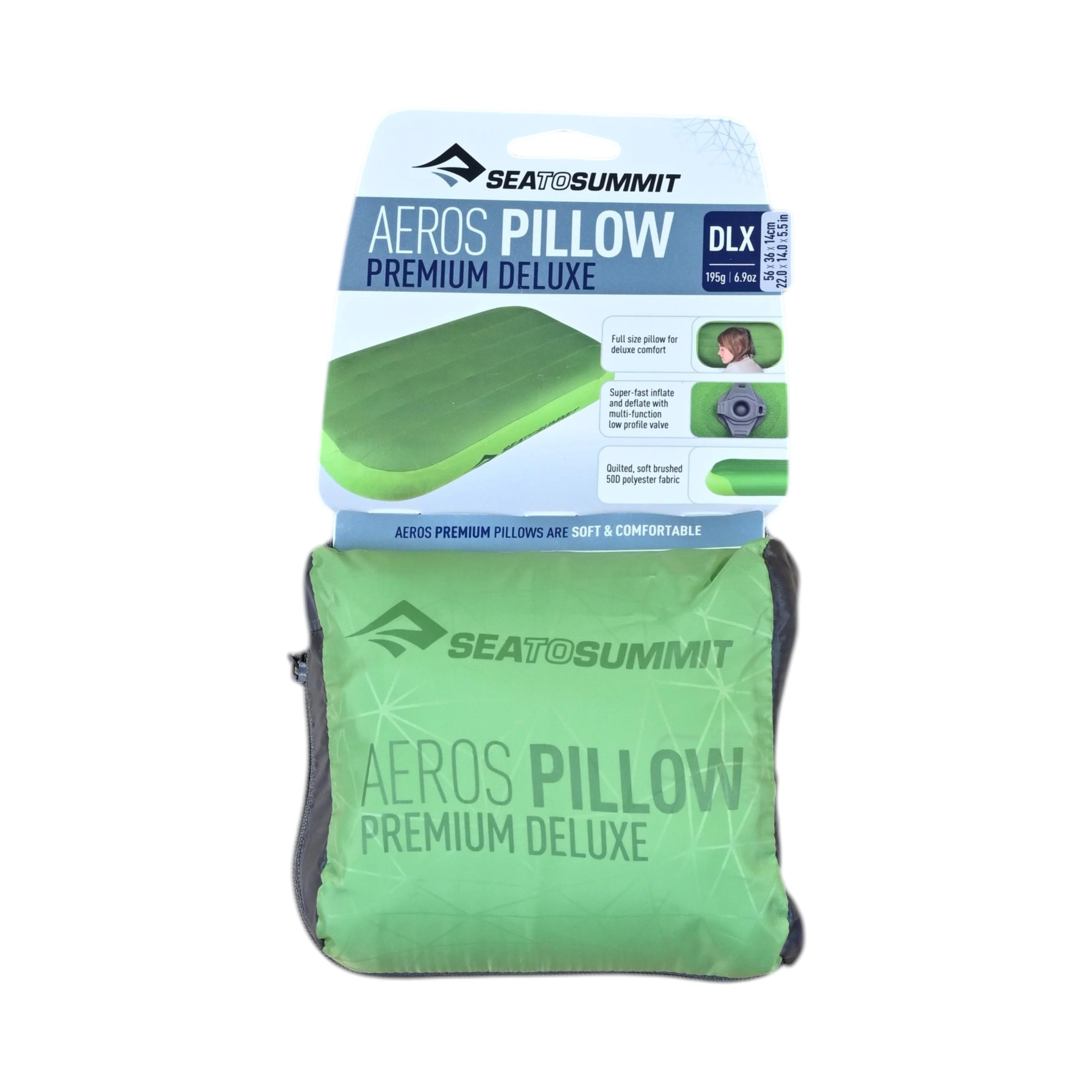 Sea to Summit Pillow Aeros Premium Deluxe Green USED