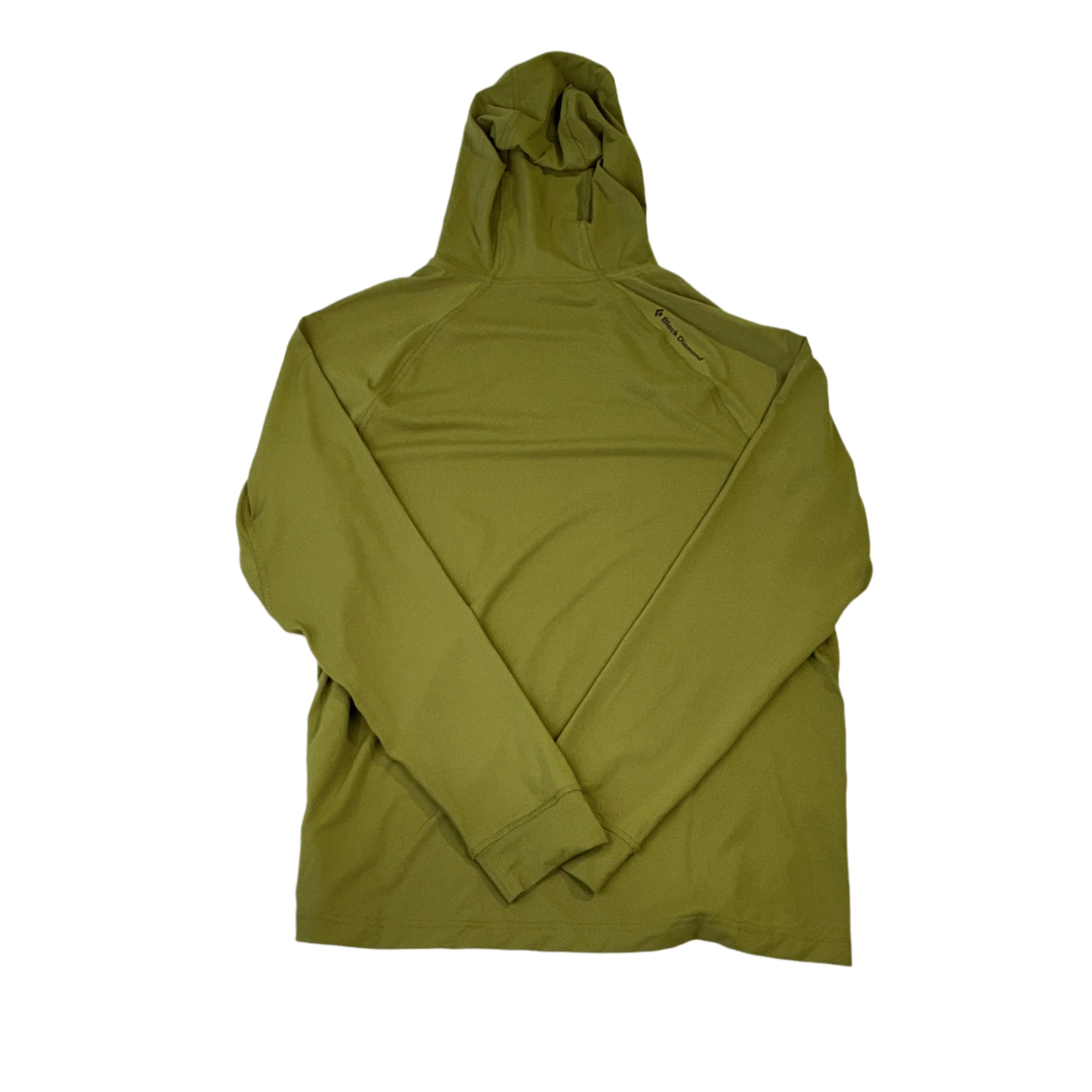 Black Diamond Men's Alpenglow Hoody Shirt Camp Green Large USED - Image 2