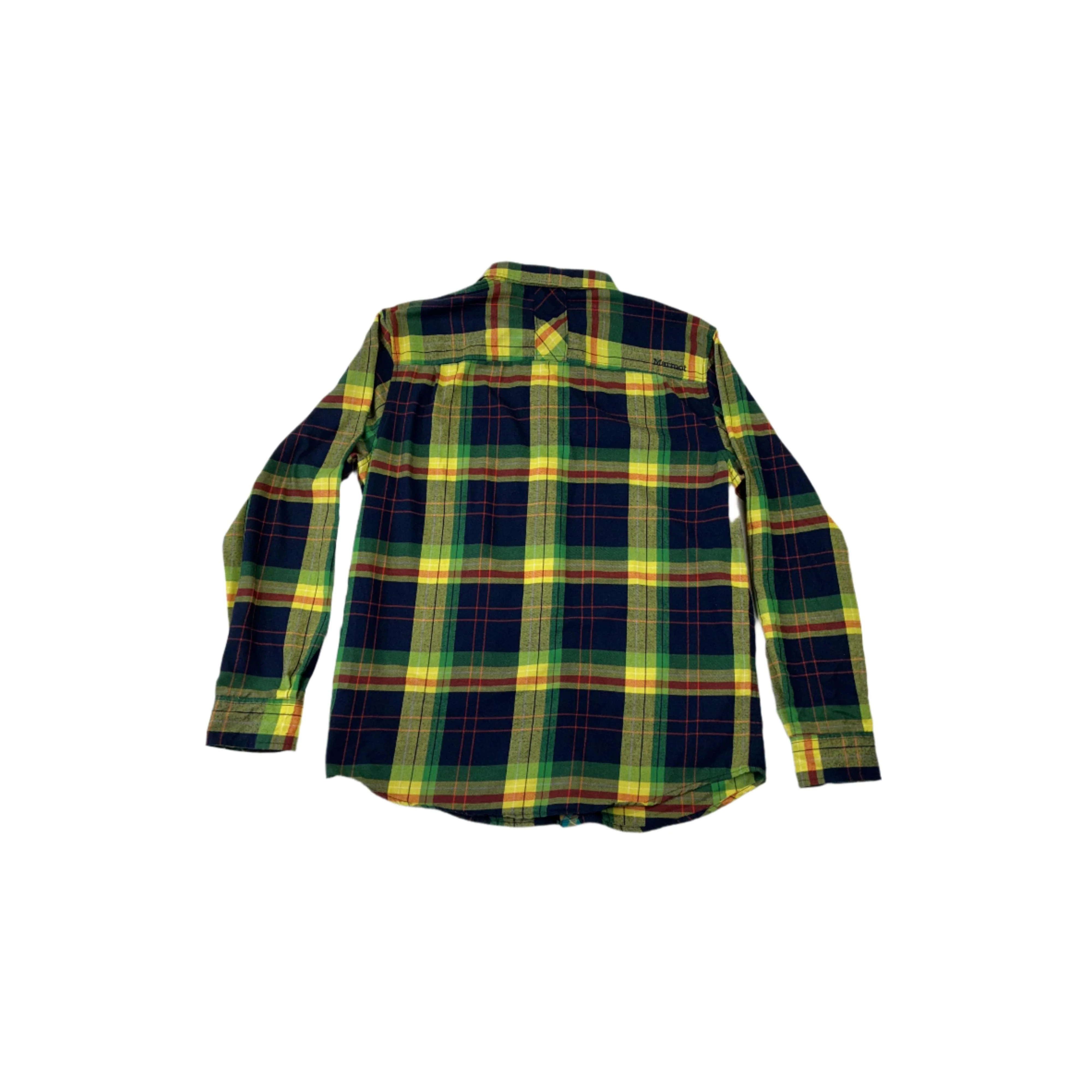 Marmot Men's Lightweight Flannel Shirt Large Plaid USED - Image 2