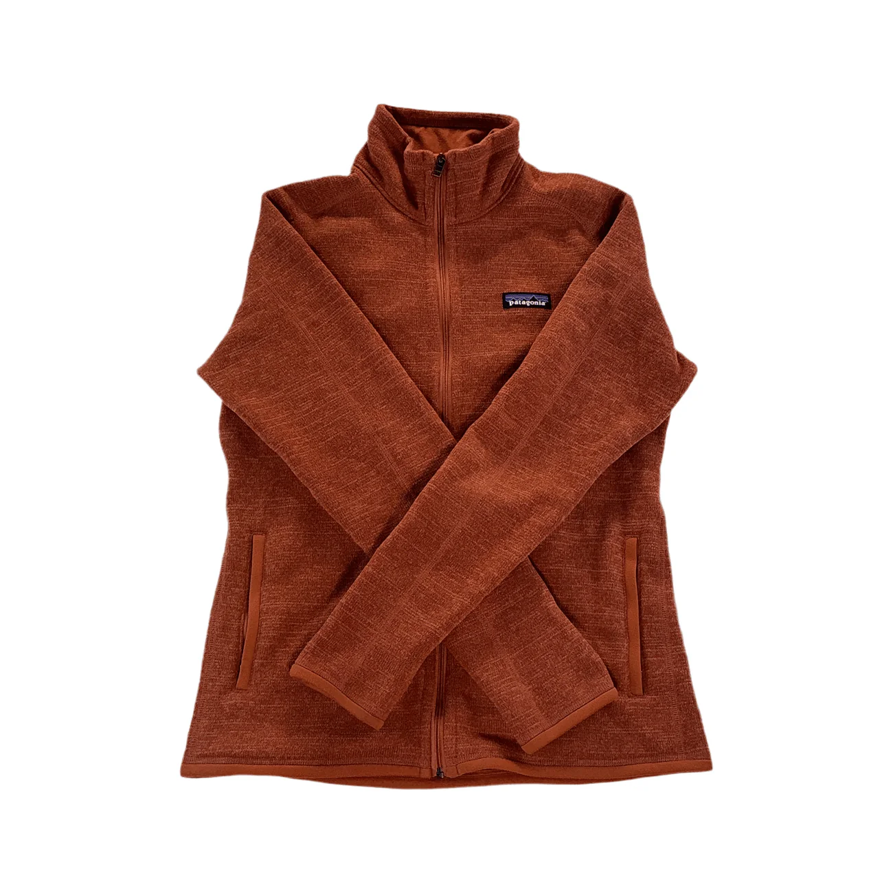 Patagonia Women's Full Zip Better Sweater Jacket Orange Medium USED