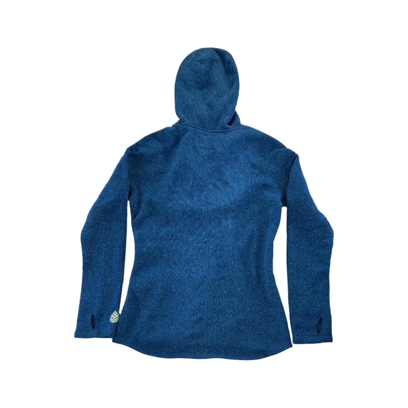 Stio Women's Hooded Fleece Top Blue Medium USED - Image 2