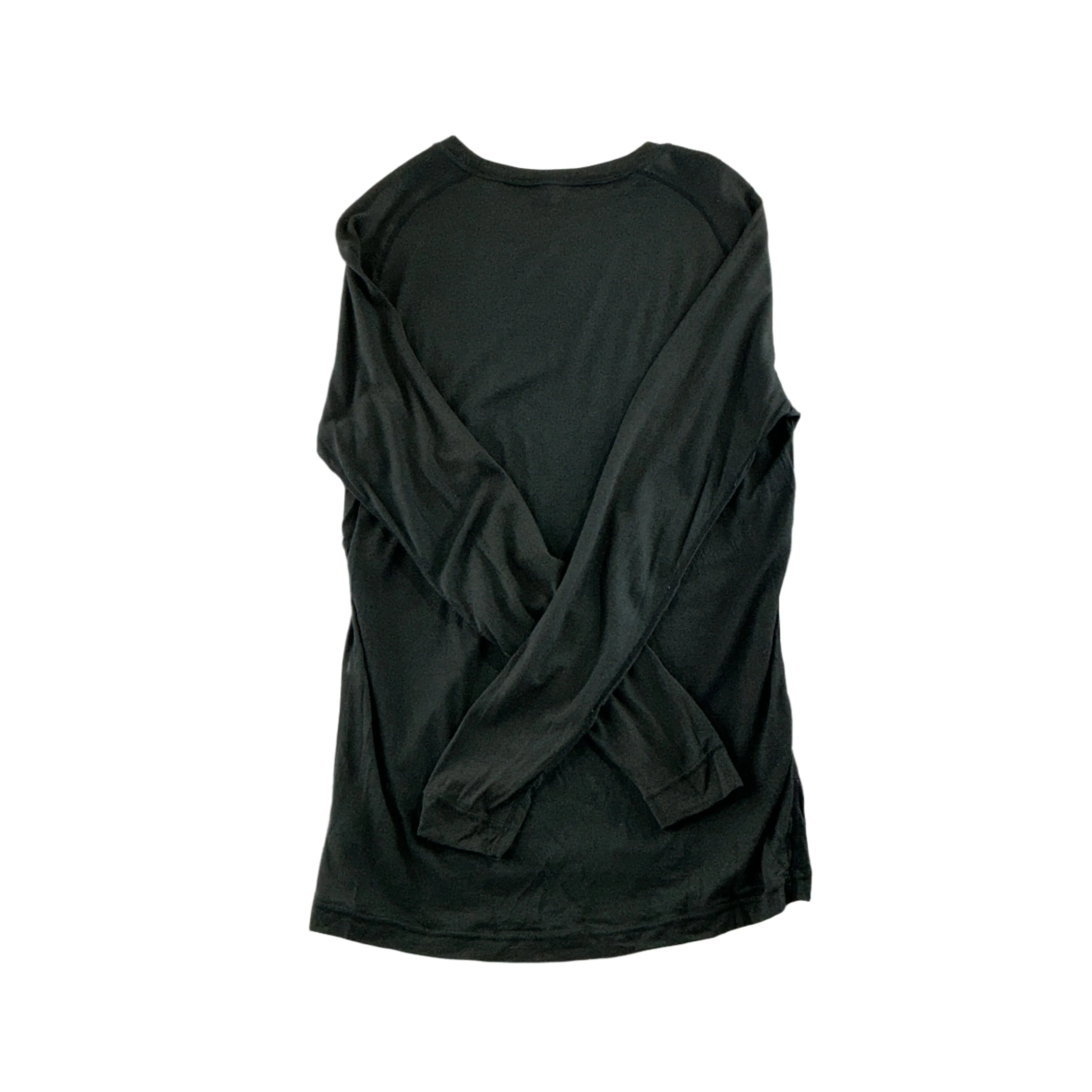 Montbell Men's Lightweight Super Merino Baselayer Top Black Large USED - Image 2