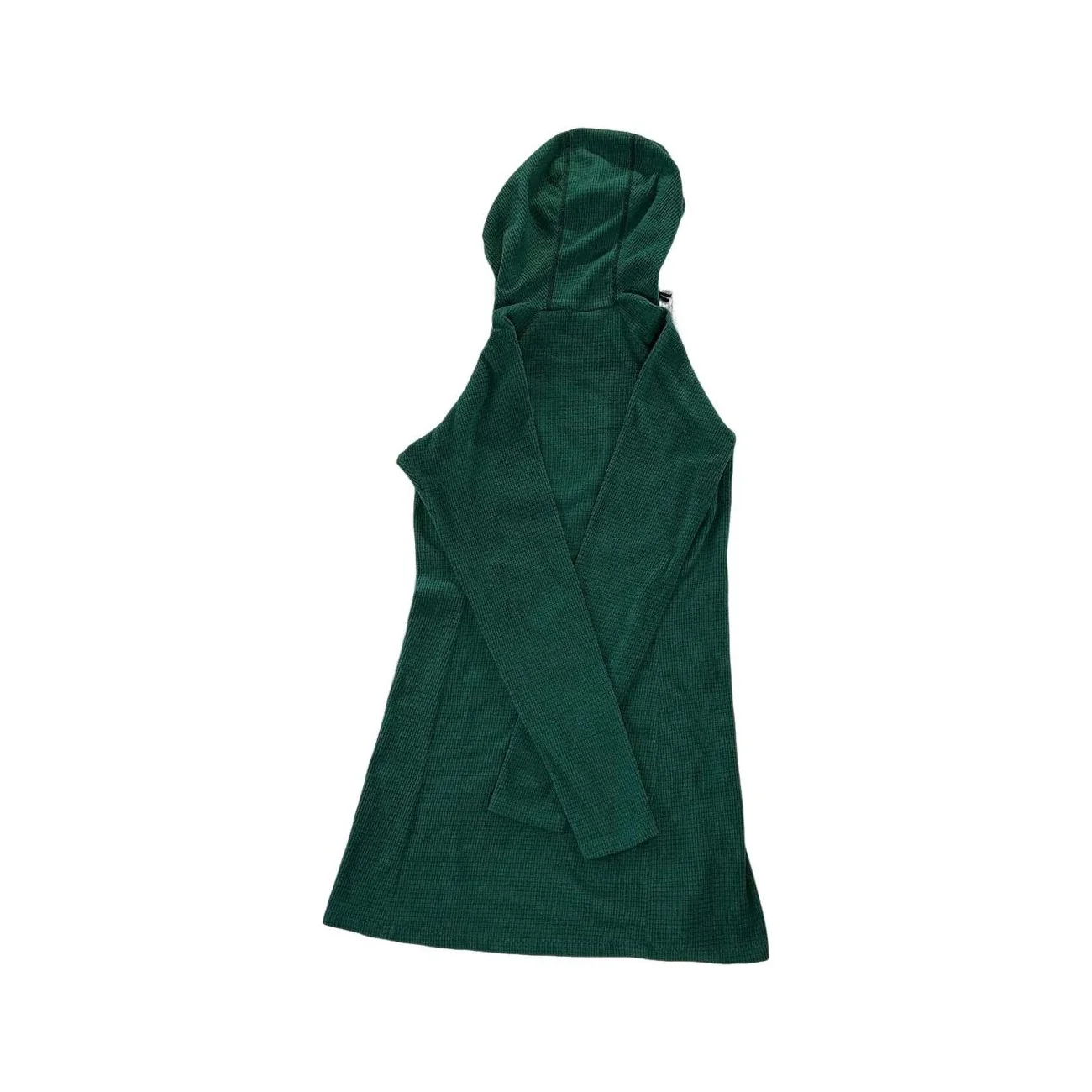 Melanzana Women's Microgrid Dress Green Small USED - Image 2