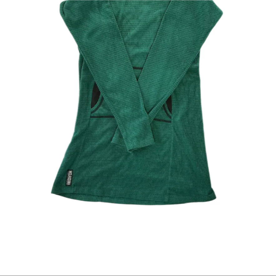 Melanzana Women's Microgrid Dress Green Small USED - Image 3