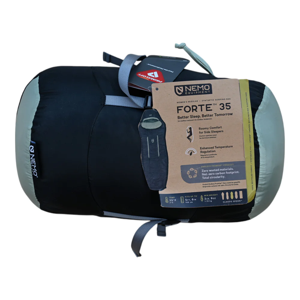 Nemo Women's Forte 35 Sleeping Bag Grey Sample - Image 2