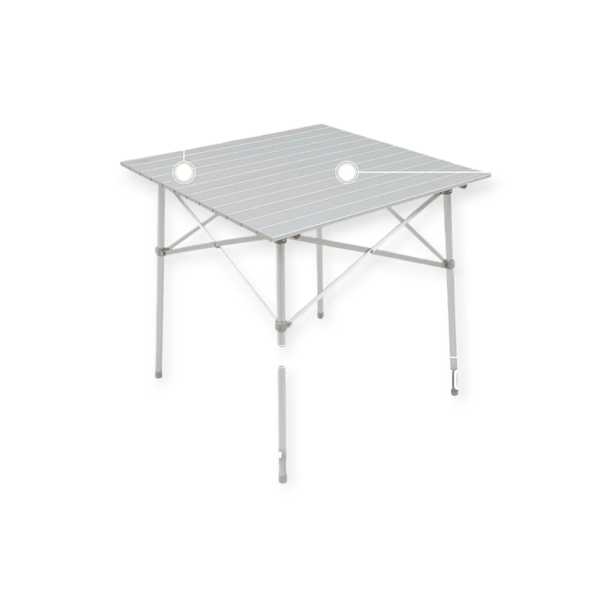 Alps Mountaineering Camp Table Silver - Image 8