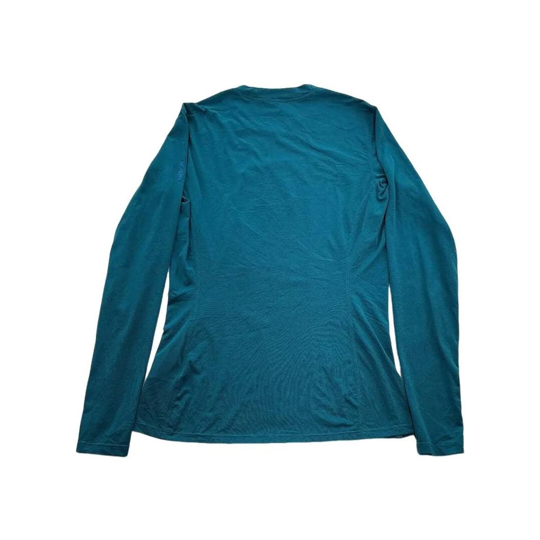 Arc'teryx Women's Phase SL Crew LS Shirt Riptide Blue Medium USED - Image 2