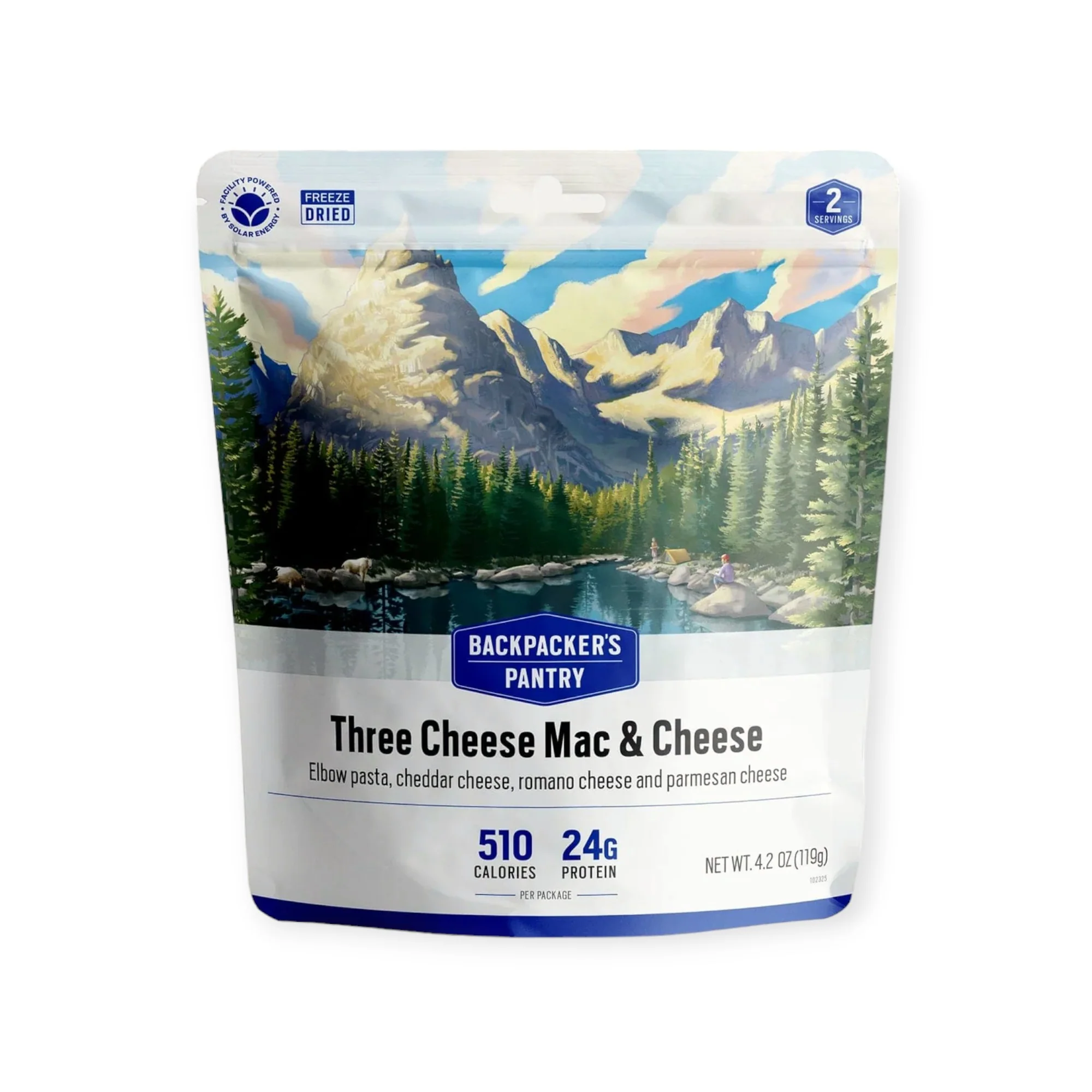 Backpacker’s Pantry Three Cheese Mac & Cheese Freeze-Dried Meal