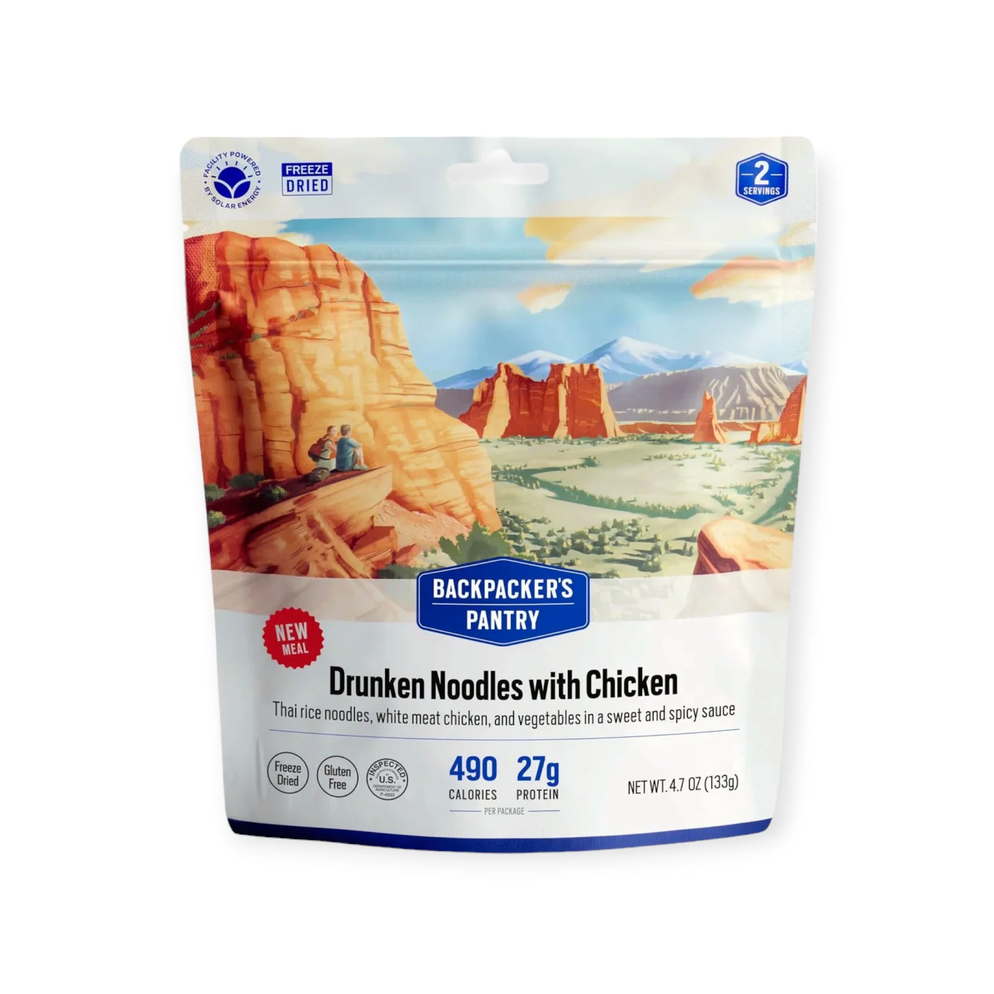 Backpacker's Pantry Drunken Noodles With Chicken Freeze-Dried Meal