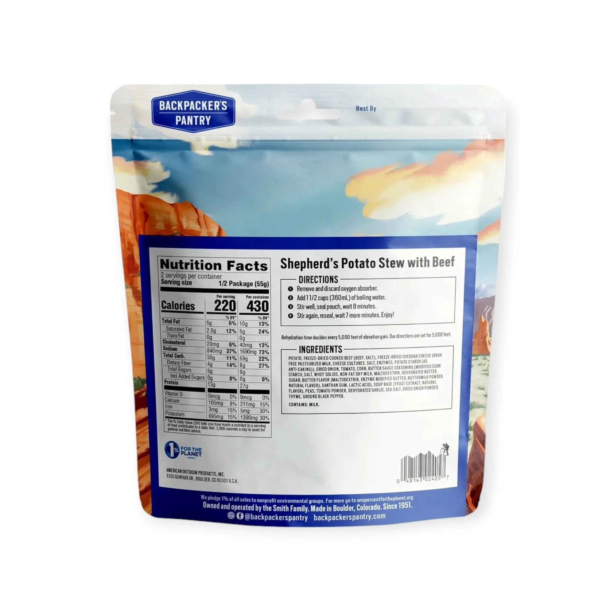 Backpacker's Pantry Shepherd's Potato Stew with Beef - Image 3