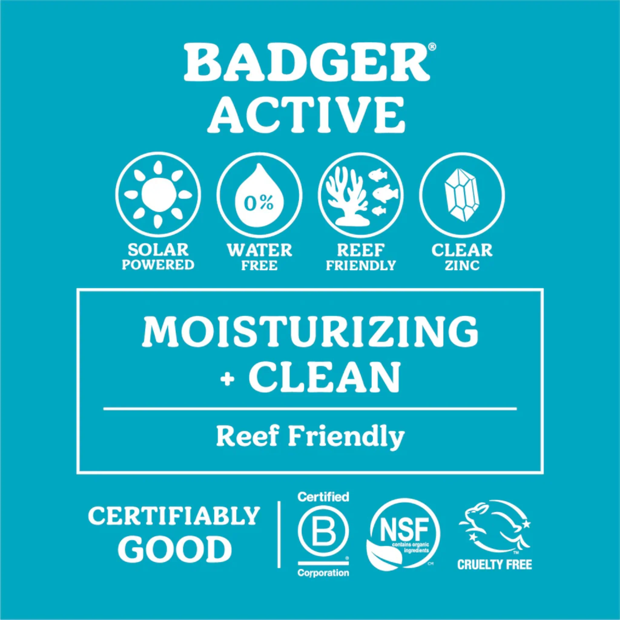 Badger Clear Zinc Sunscreen Cream SPF 30 2.9 oz. - Image 3