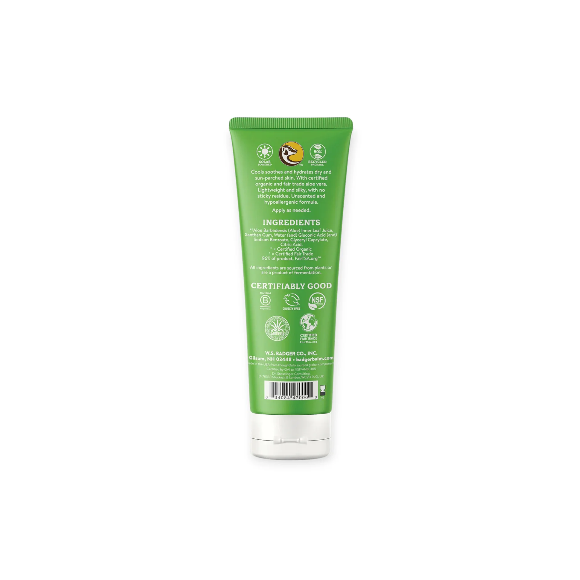 Badger Aloe Vera Gel - Image 2