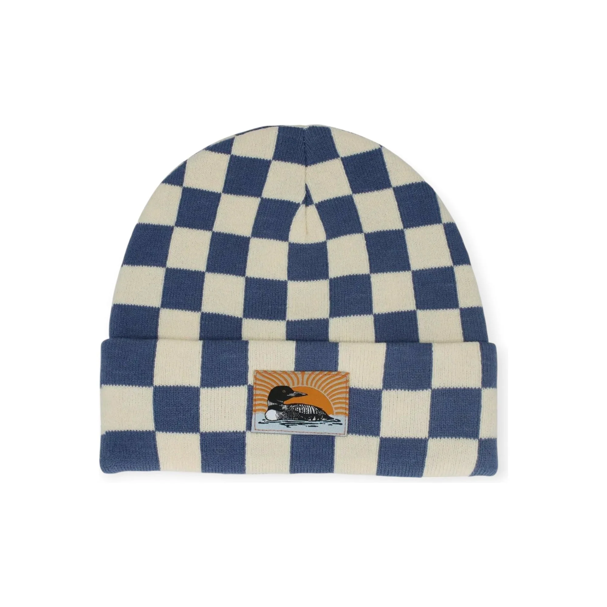 Bird Collective Loon Checkered Beanie