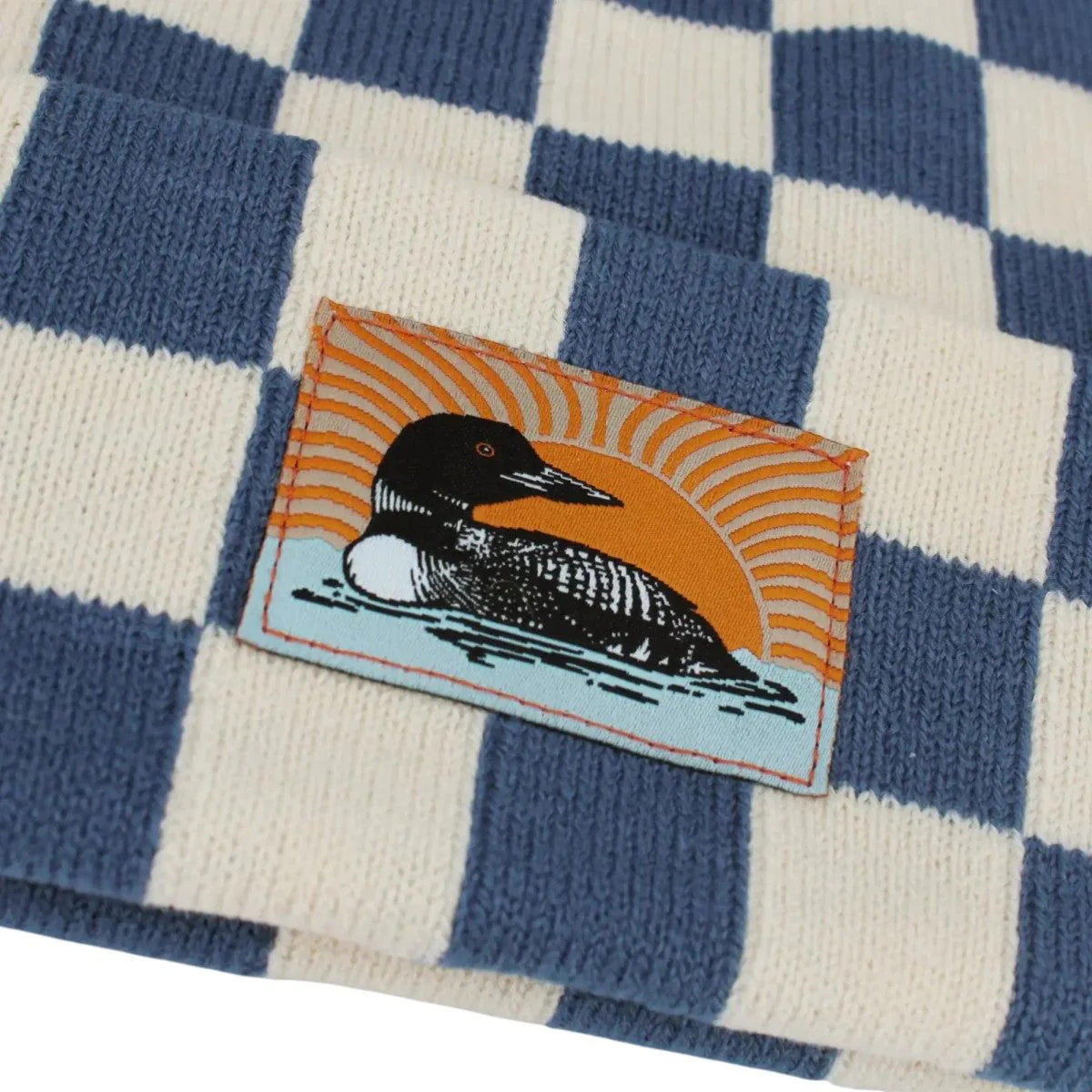 Bird Collective Loon Checkered Beanie - Image 2