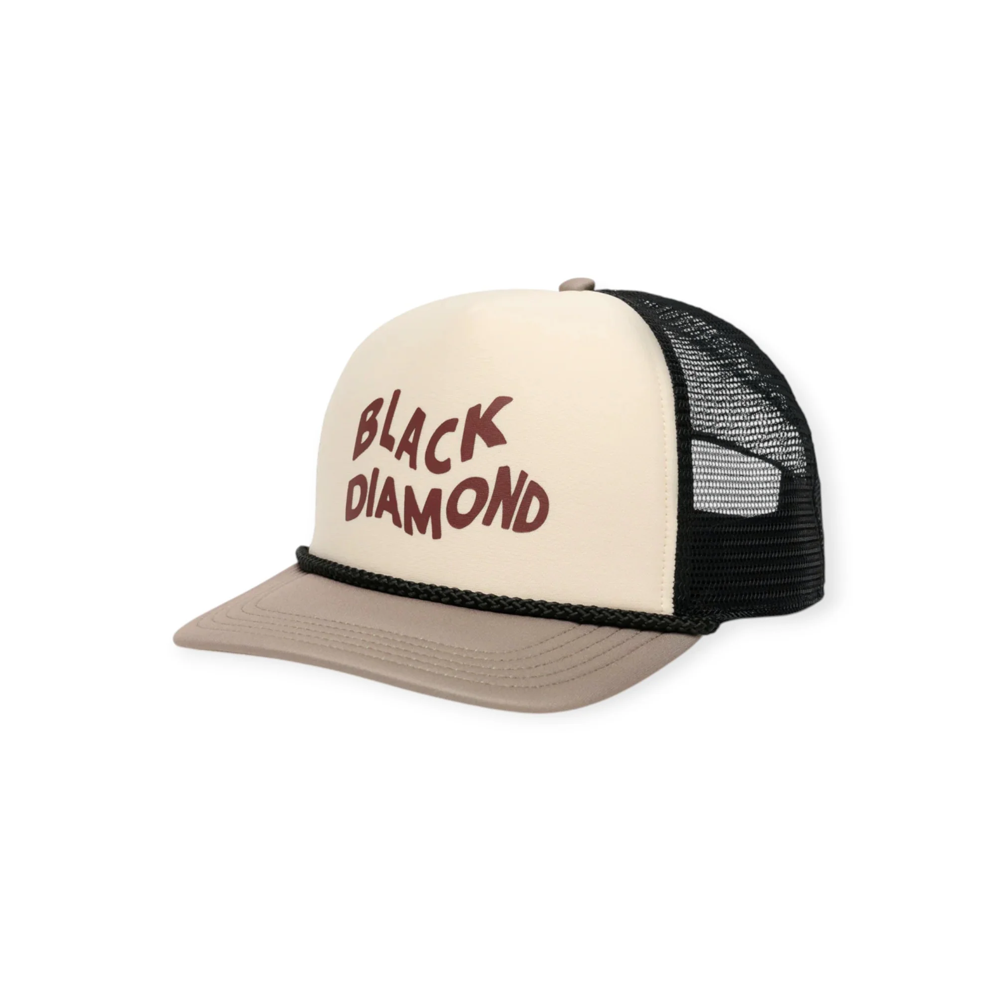 Black Diamond Flat Bill Trucker Hat - Image 5