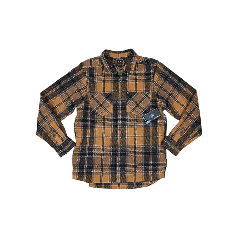 Black Diamond Men's Project Heavy Flannel Flax Black