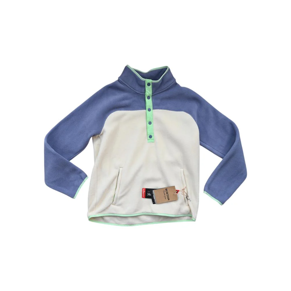 Burton Women's Hearth Fleece Pullover Blue/Green L Used