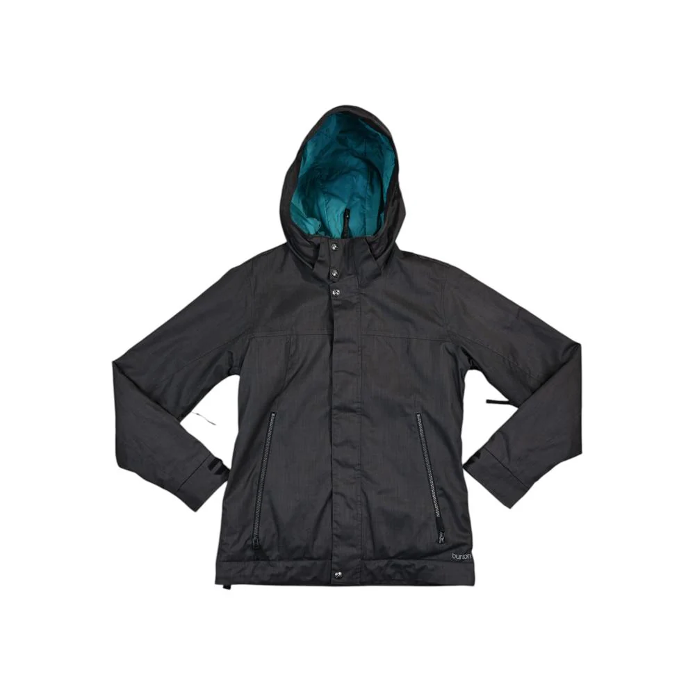 Burton Women's White Collection Ski Shell Jacket Grey XL Used