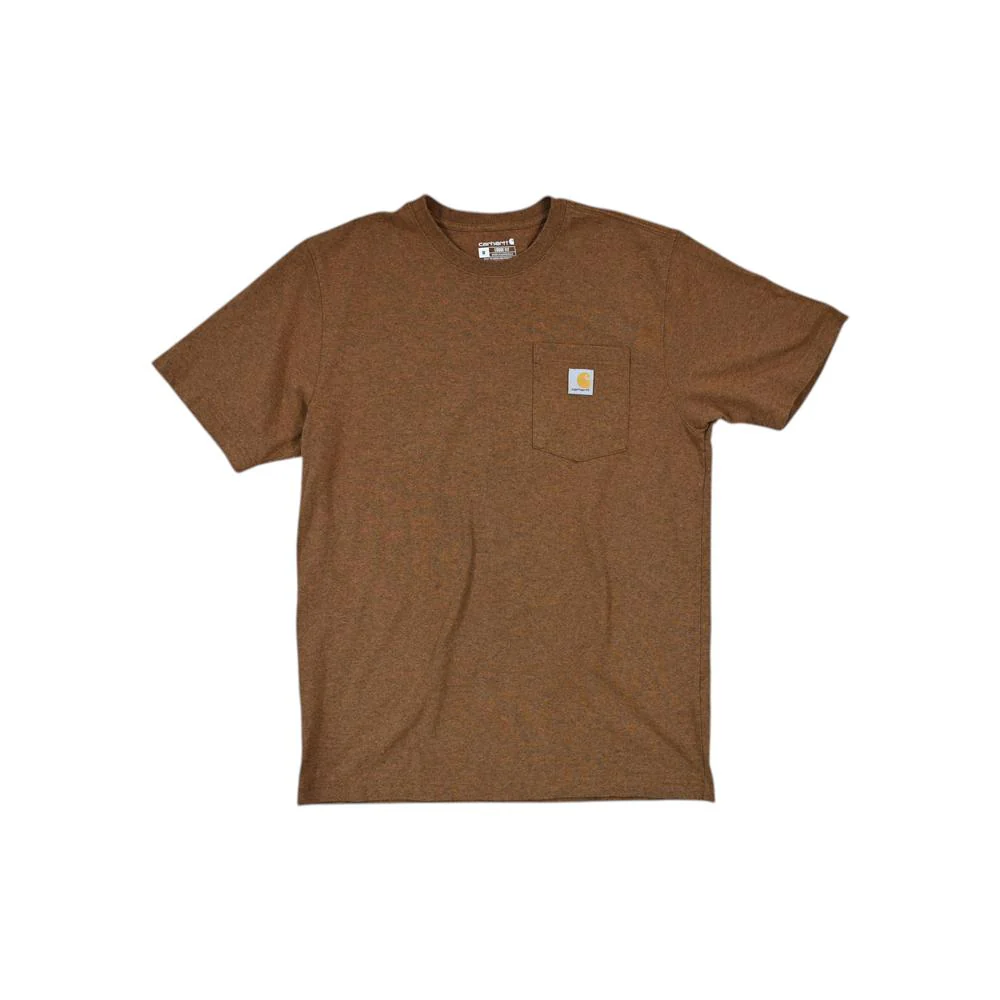 Carhartt Men's Pocket T Shirt Brown M Used