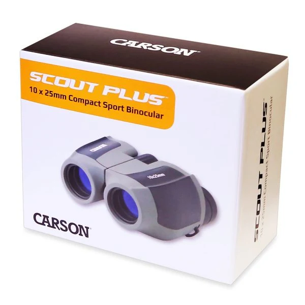 Carson ScoutPlus 10x25mm Compact Porro Prism Binoculars - Image 8