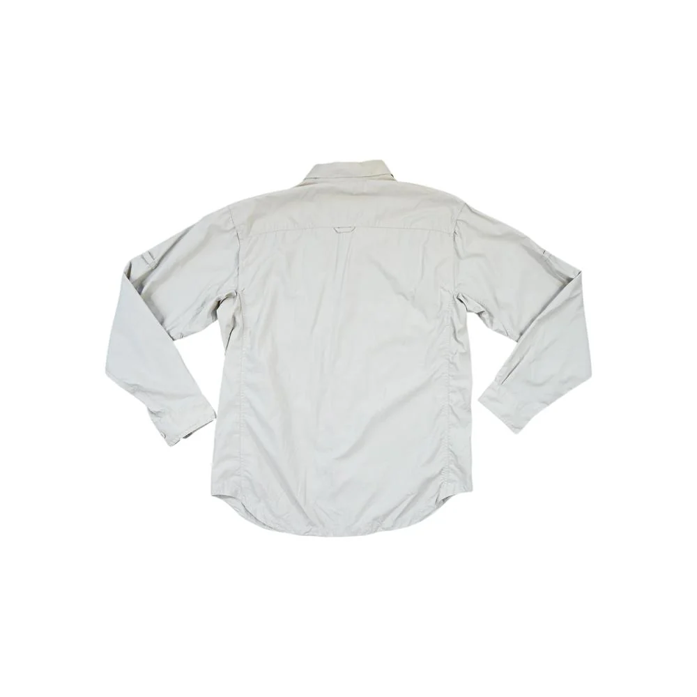 Columbia Men's Omni-Dry Silver Ridge Long Sleeve Shirt Tan L Used - Image 2