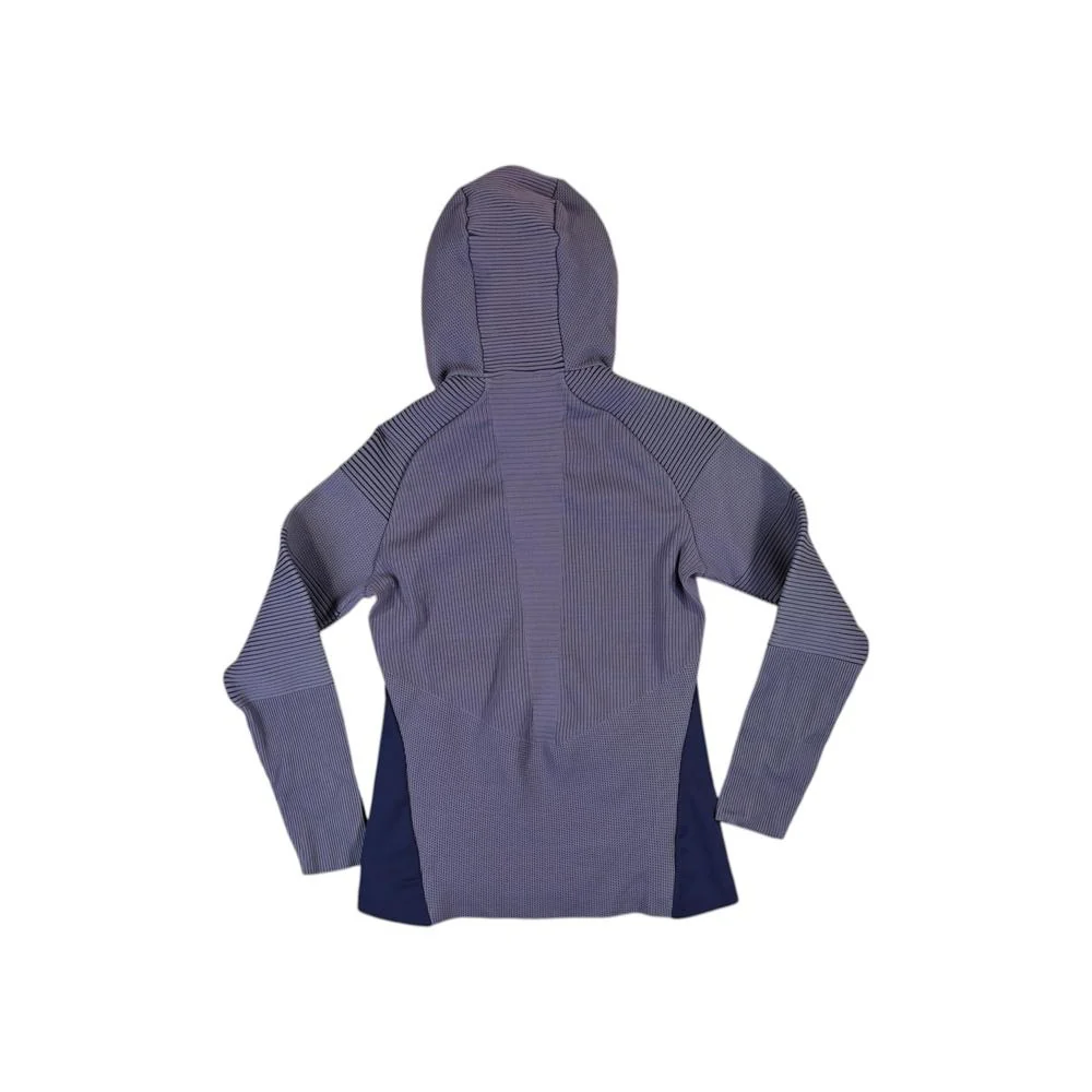 Craft Women's Spirit Fuse Knit Anorak Fleece Jacket Purple XS Used - Image 2