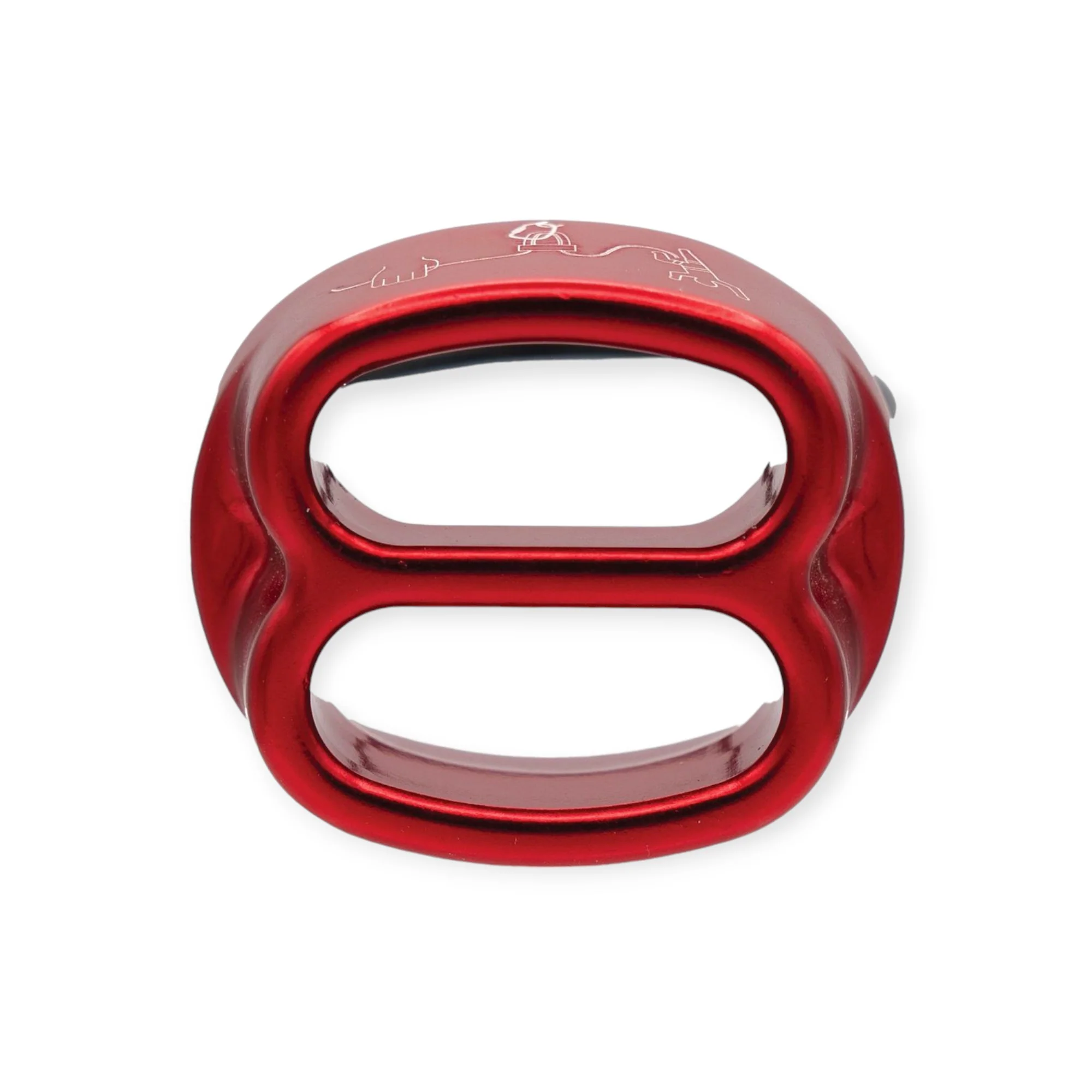 Cypher Arc Belay Device w' HMS Screw Lock Carabiner Kit - Image 5