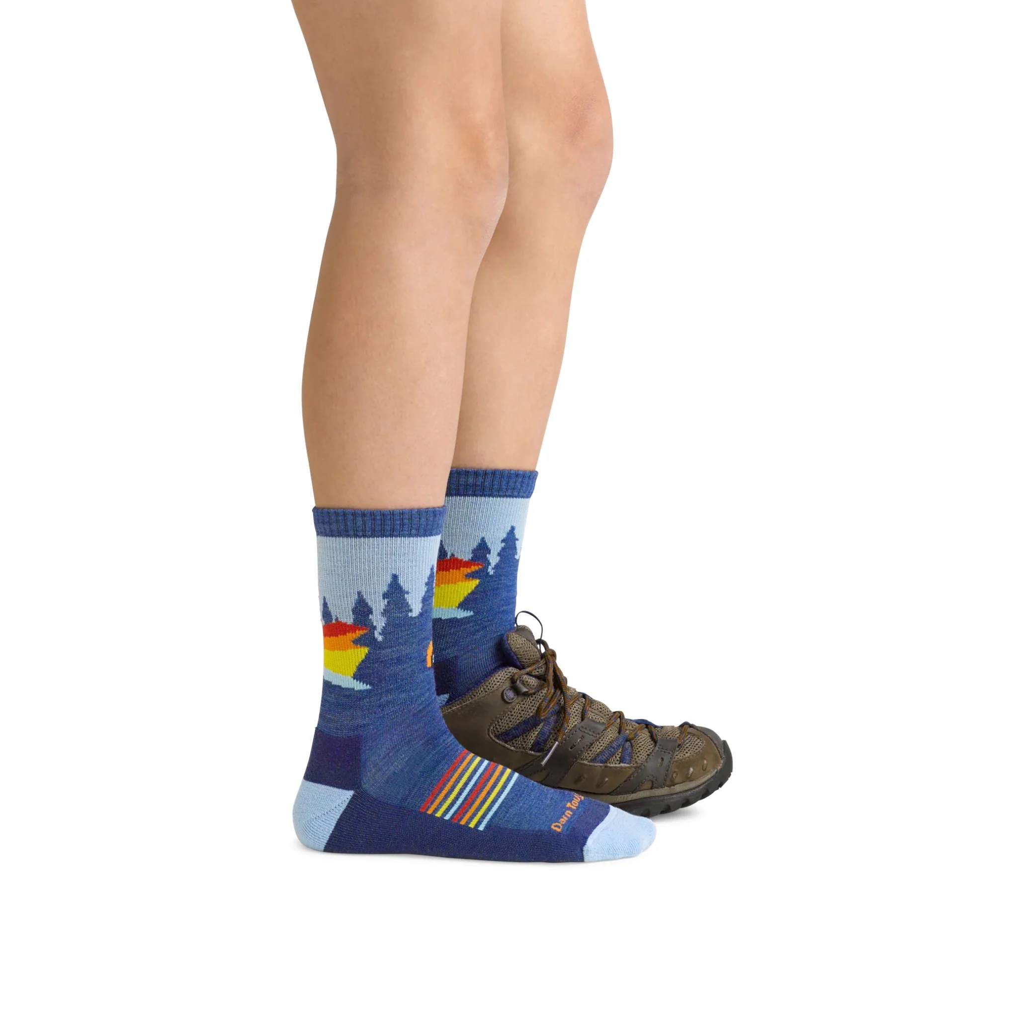 Darn Tough Kids' Van Wild Micro Crew Lightweight Hiking Socks - Image 2
