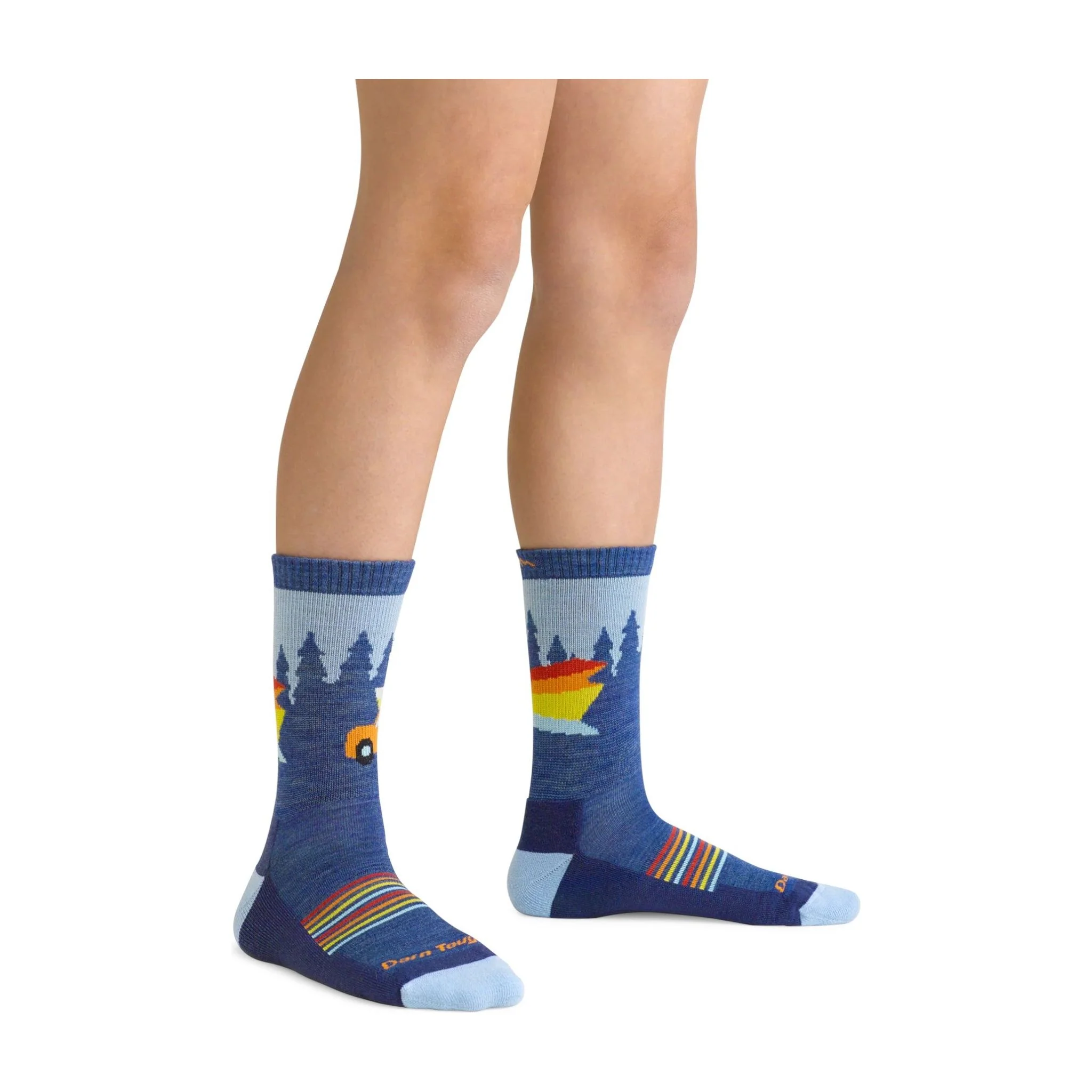 Darn Tough Kids' Van Wild Micro Crew Lightweight Hiking Socks - Image 3