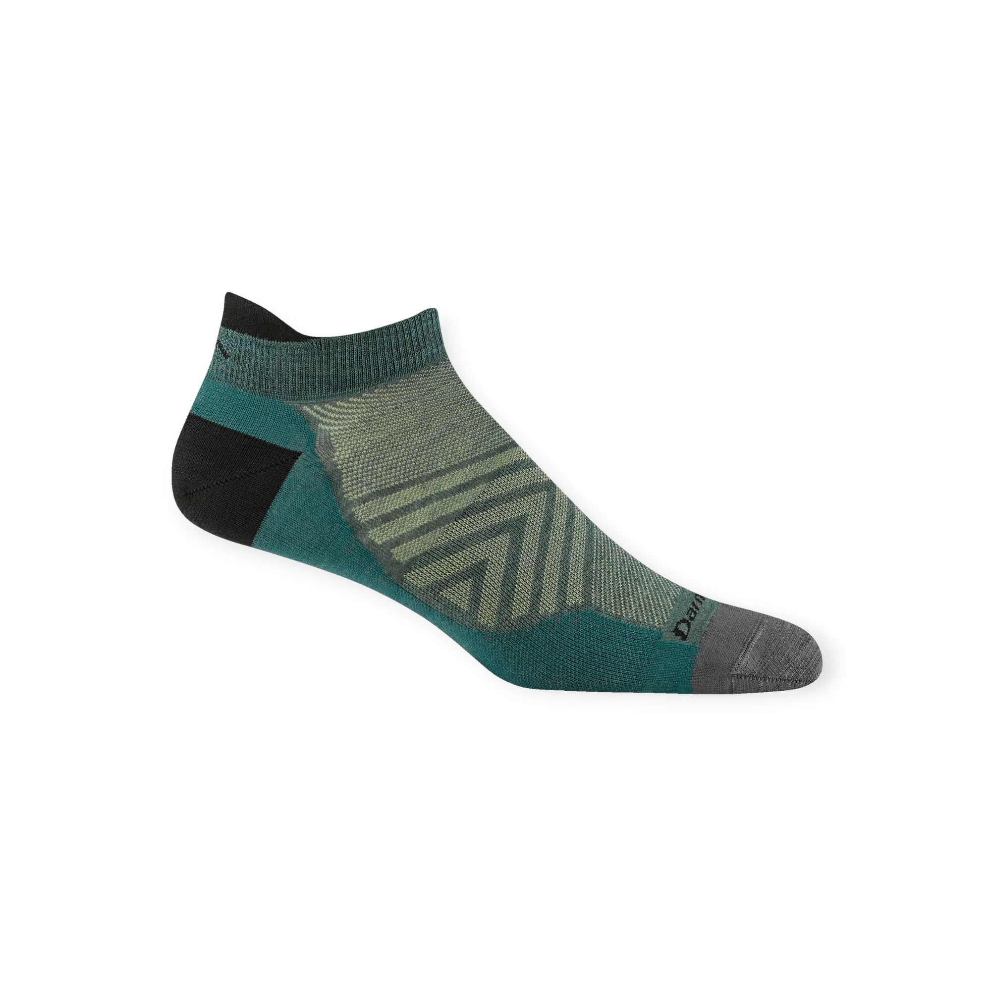 Darn Tough Men's No Show Tab Ultra-Lightweight With Cushion Running Socks