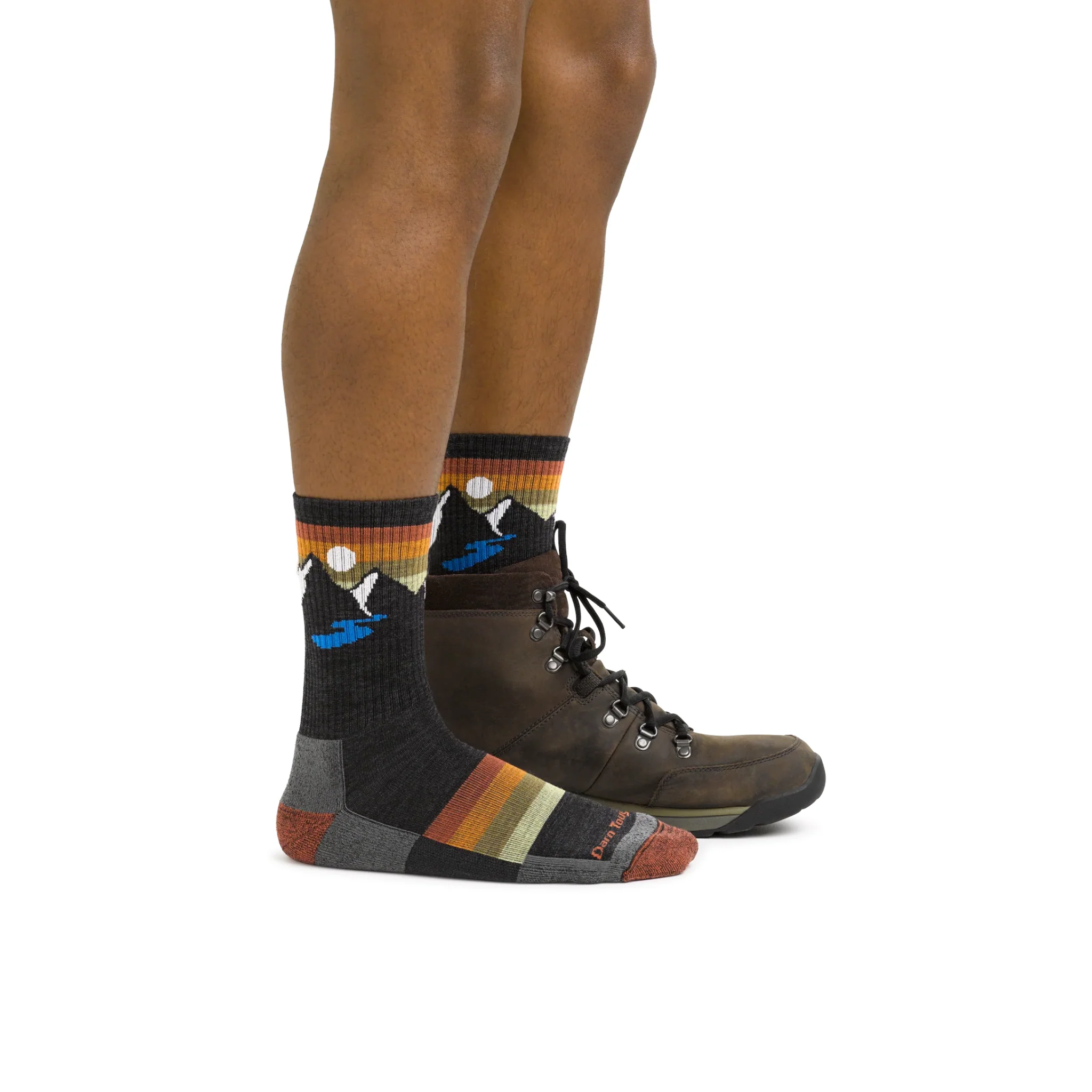 Darn Tough Sunset Ridge Micro Crew Lightweight Hiking Socks - Image 5