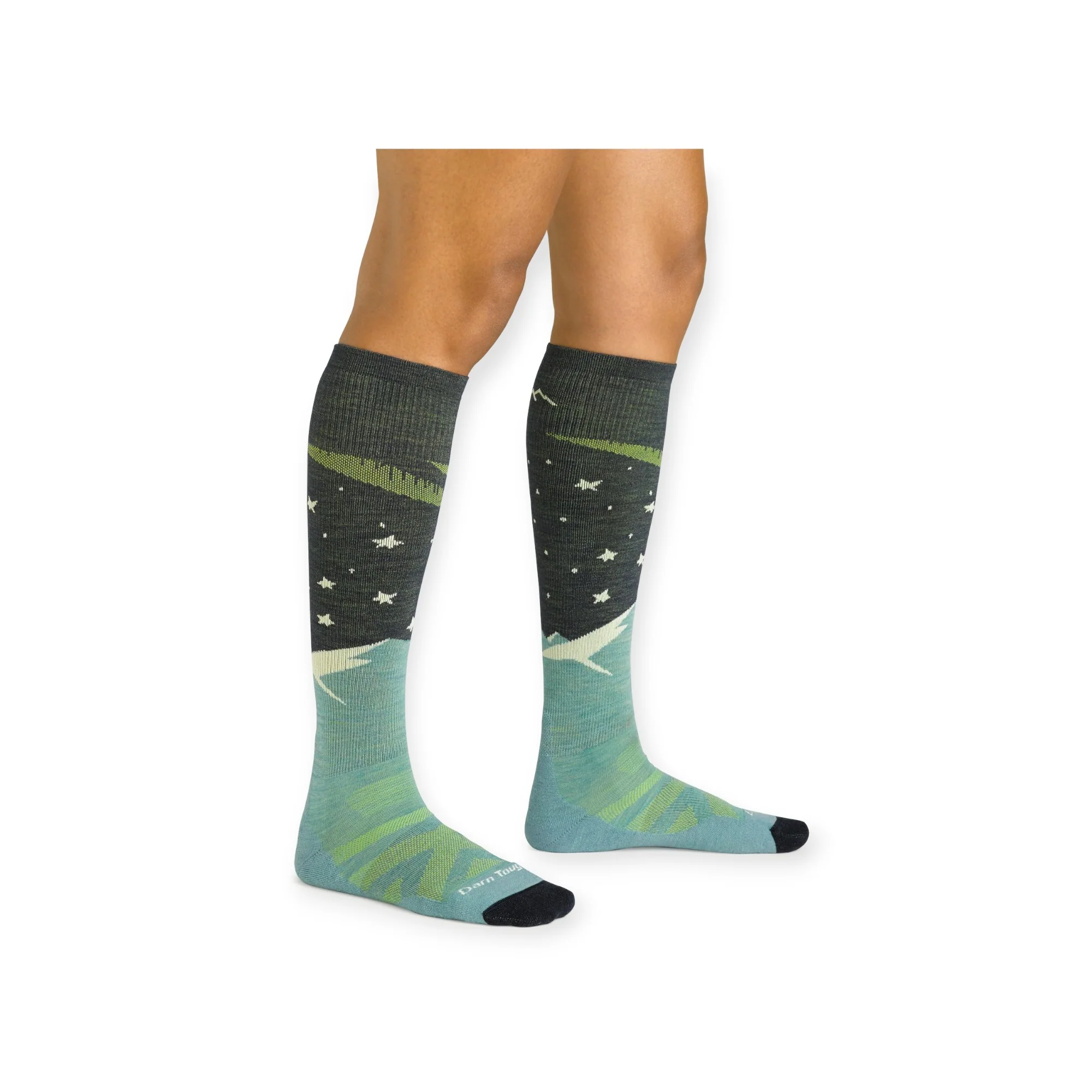 Darn Tough Women's Aurora Over-the-Calf Lightweight Ski Socks - Image 2