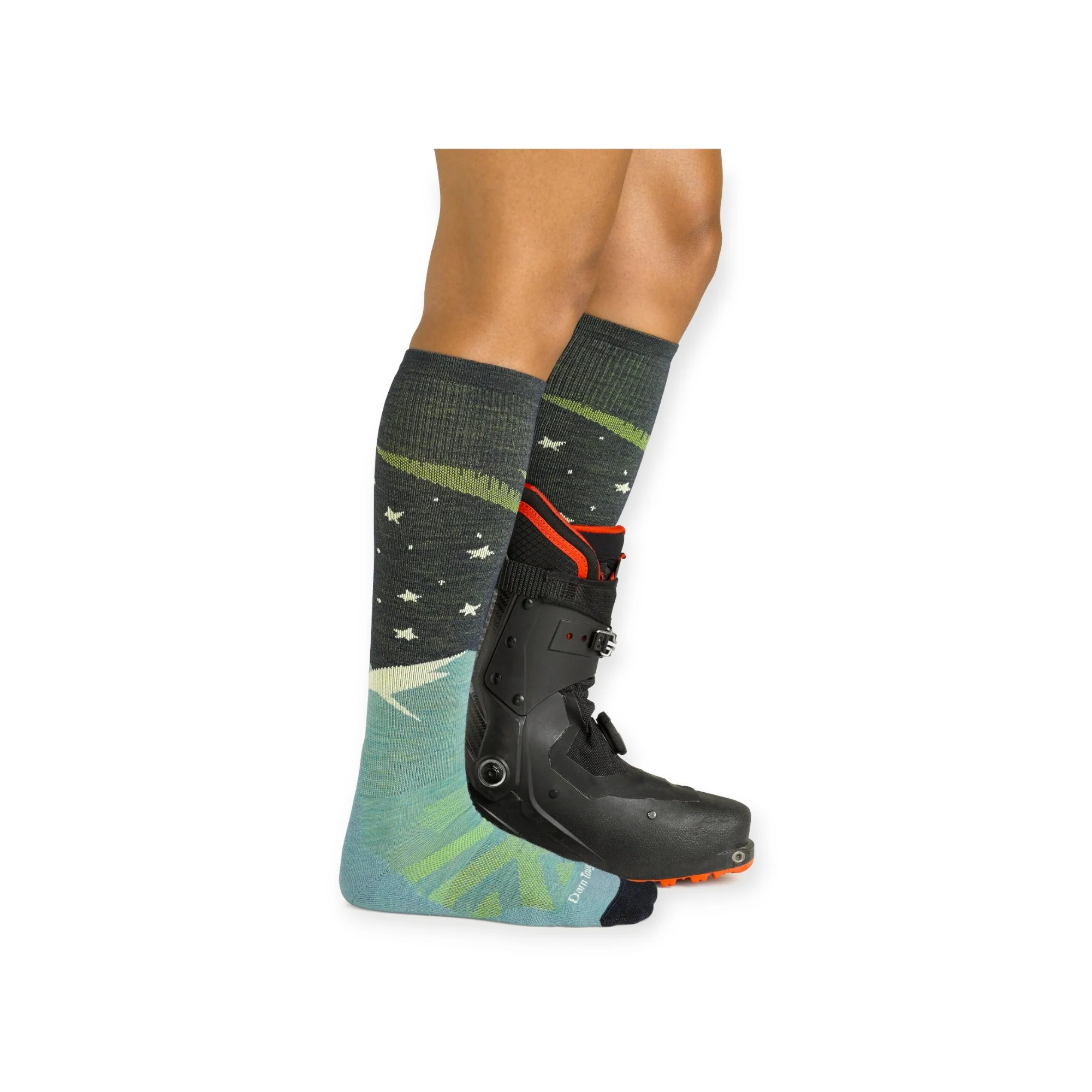 Darn Tough Women's Aurora Over-the-Calf Lightweight Ski Socks - Image 3