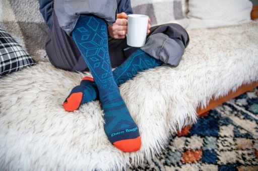 Darn Tough Women's Traverse OTC Lightweight Ski Socks - Image 5