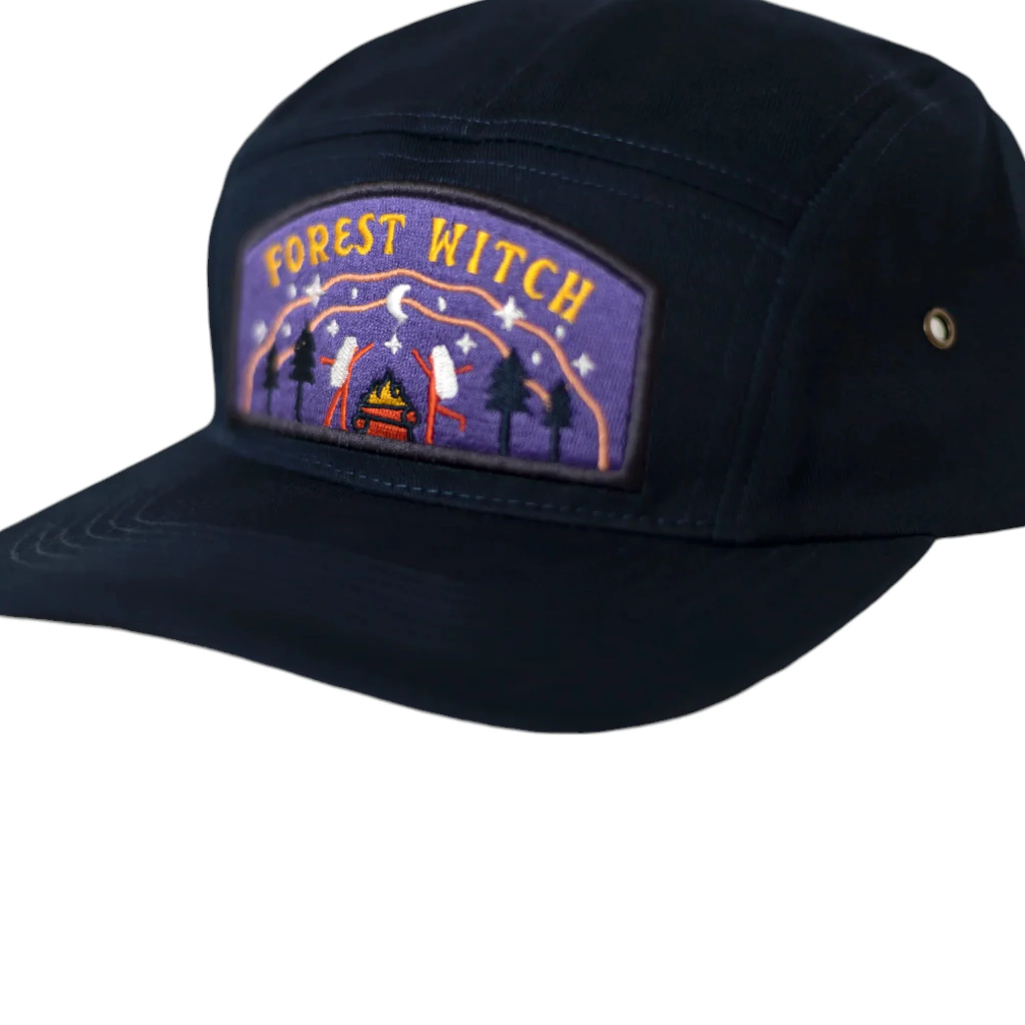 Ello There Baseball Cap with Forest Witch Patch - Image 3