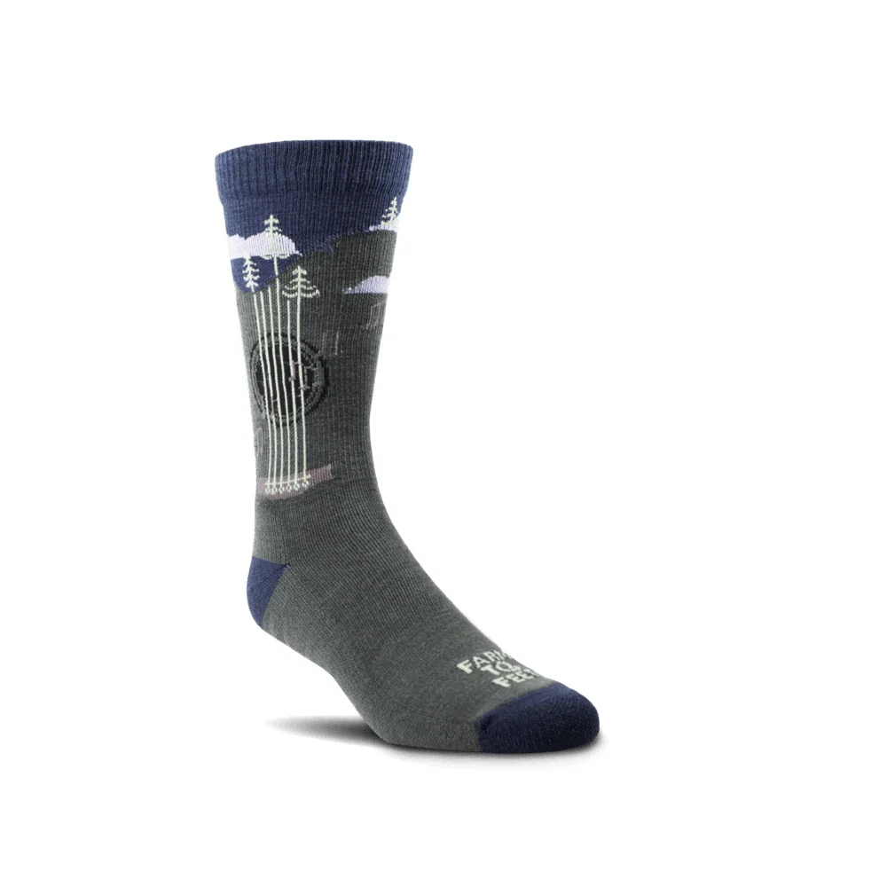 Farm to Feet Floyd Light Cushion Crew Socks - Image 2