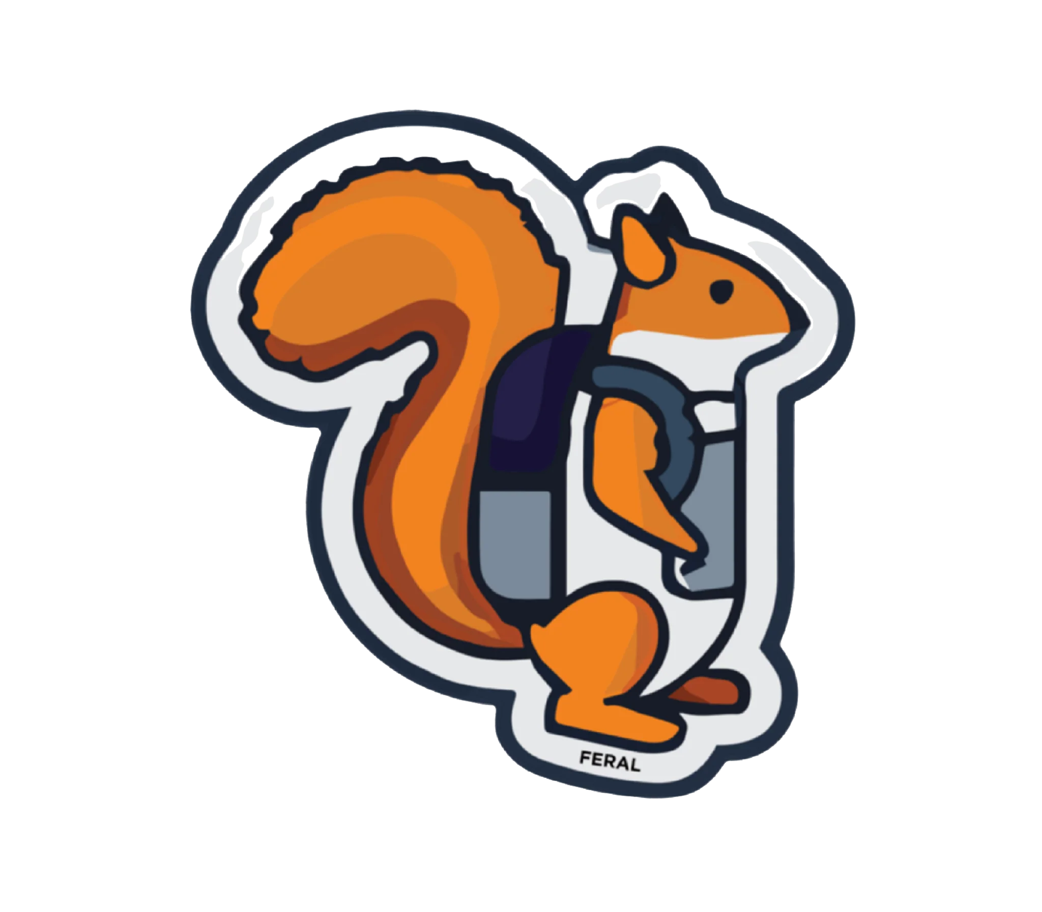 FERAL Adventure Squirrel Magnet