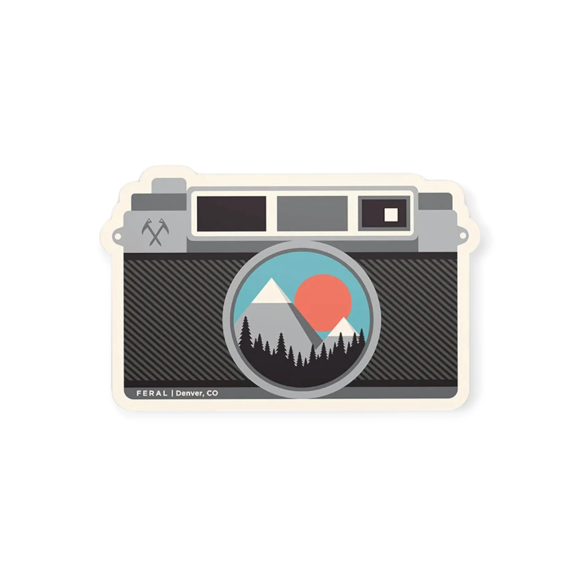 FERAL Denver Camera Sticker