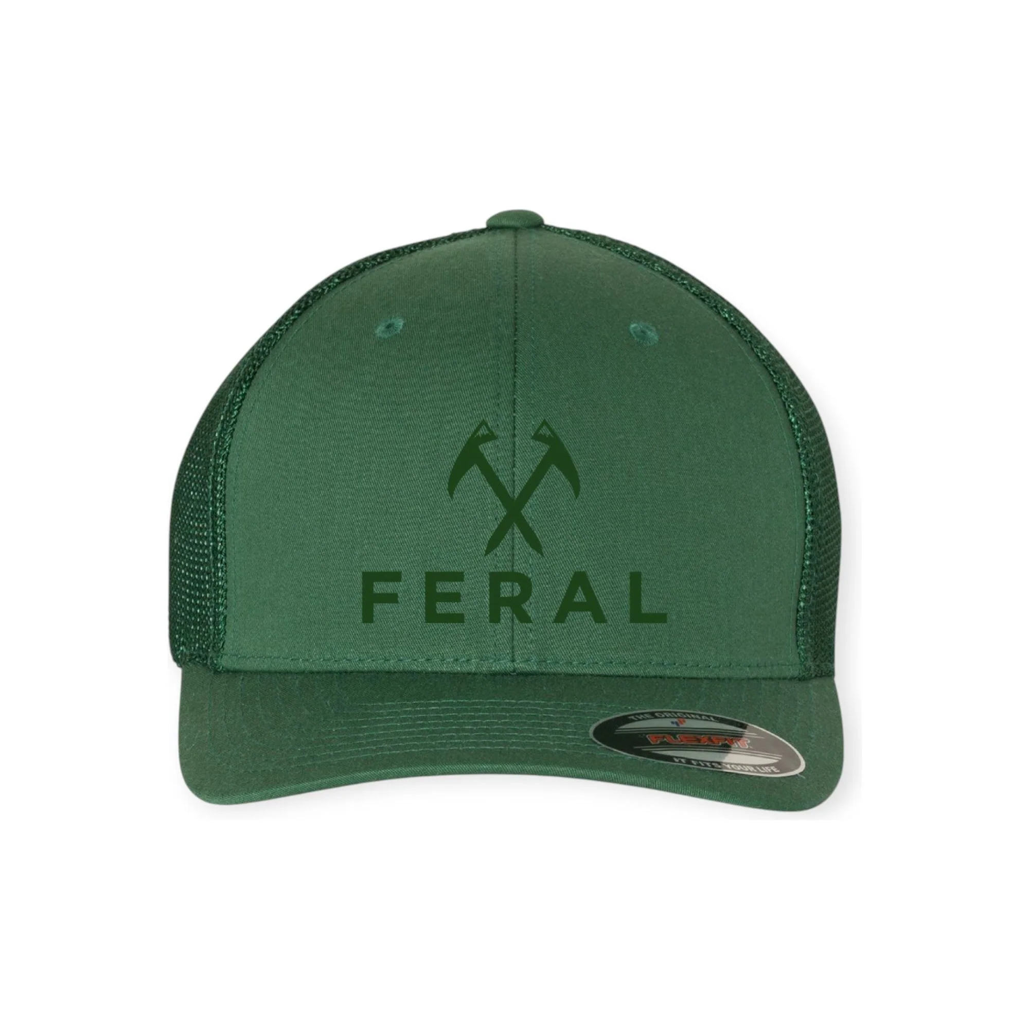 FERAL Logo Flexfit Embroidered Hat - Image 5