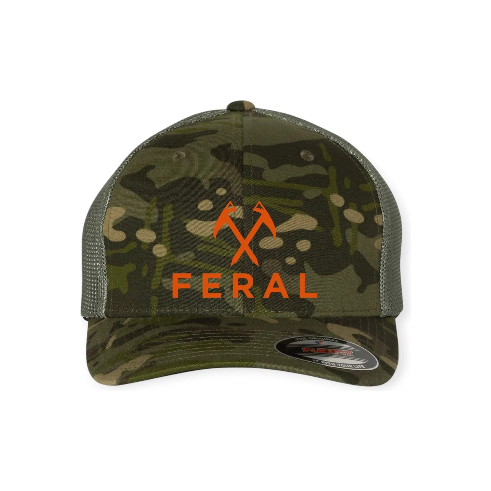 FERAL Logo Flexfit Embroidered Hat - Image 7