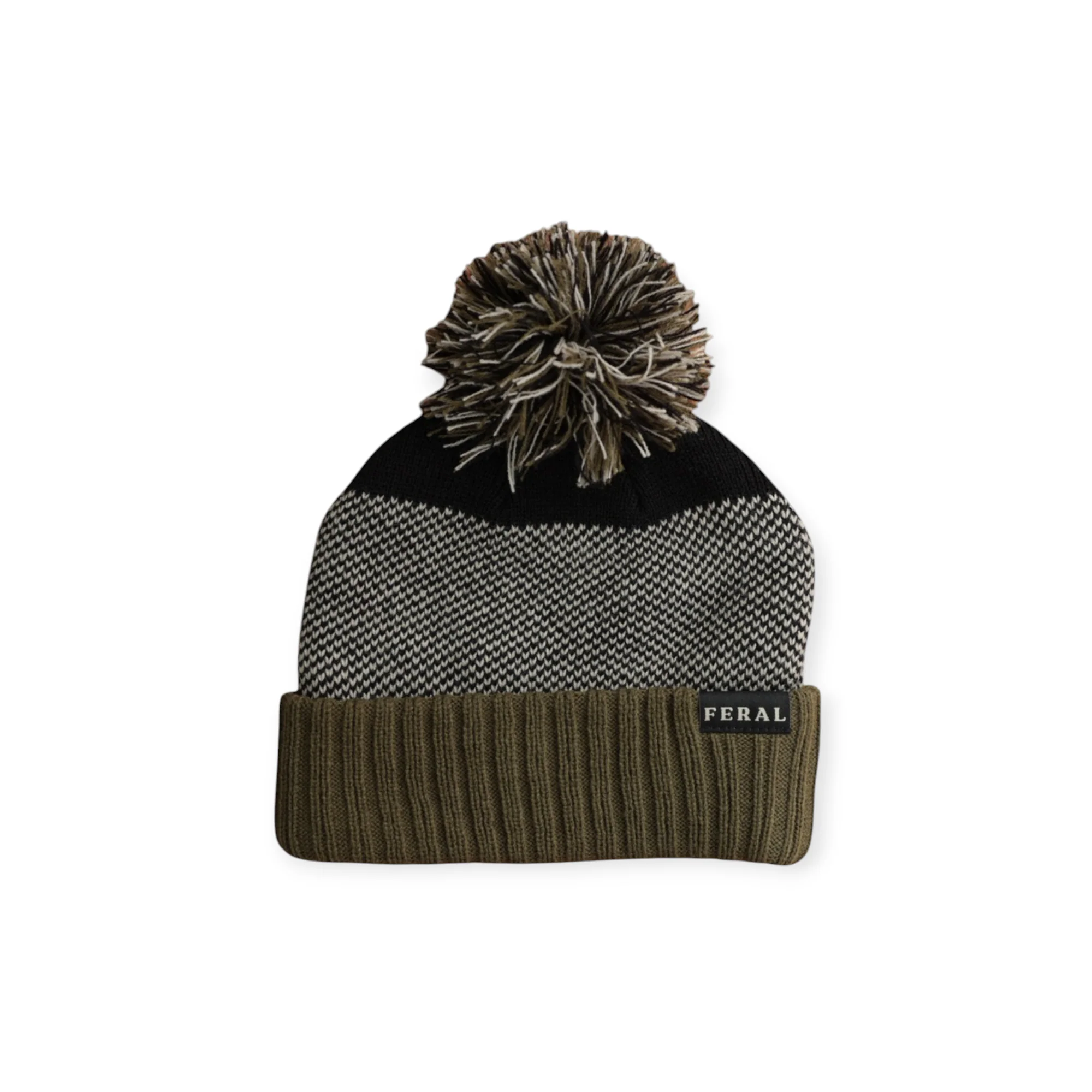 FERAL Lyford Pom Knit Beanie