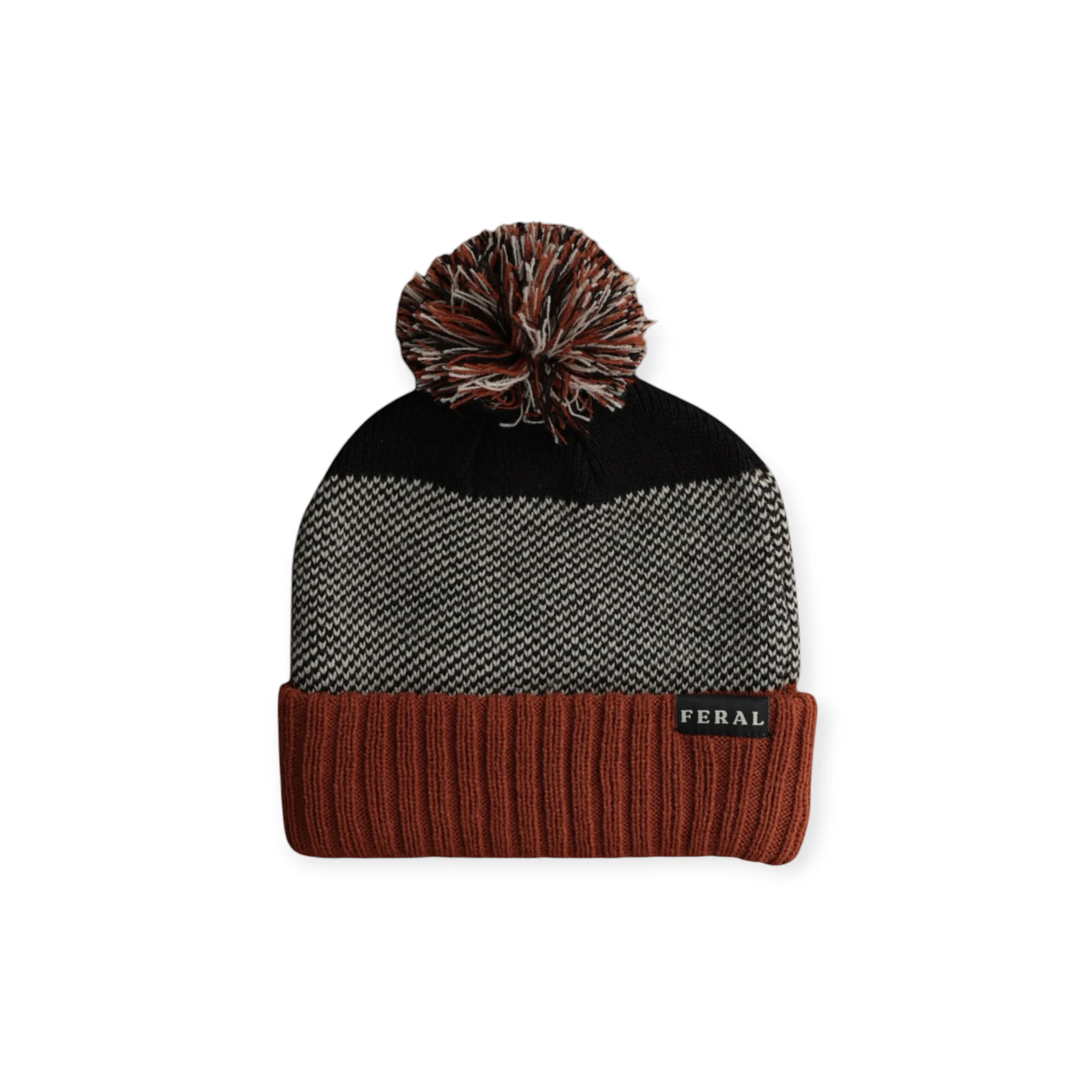 FERAL Lyford Pom Knit Beanie - Image 4