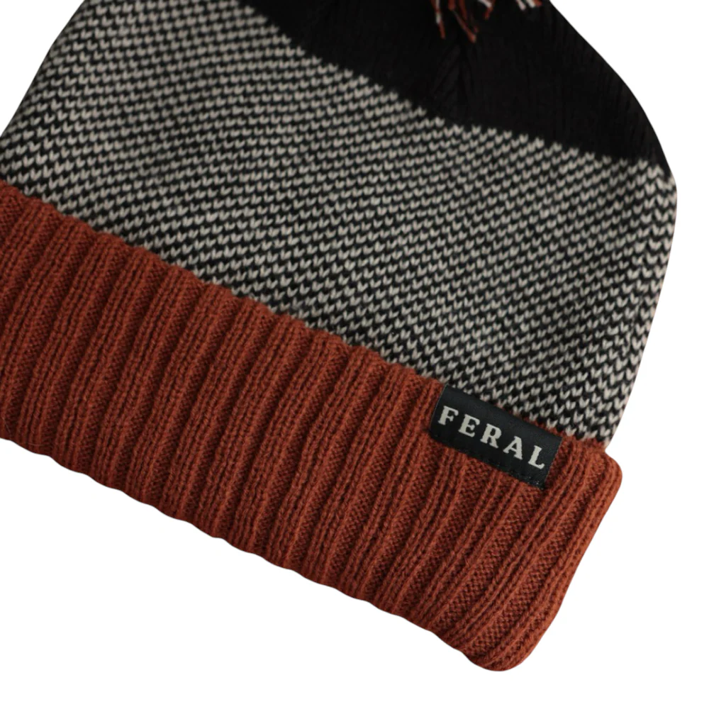 FERAL Lyford Pom Knit Beanie - Image 5