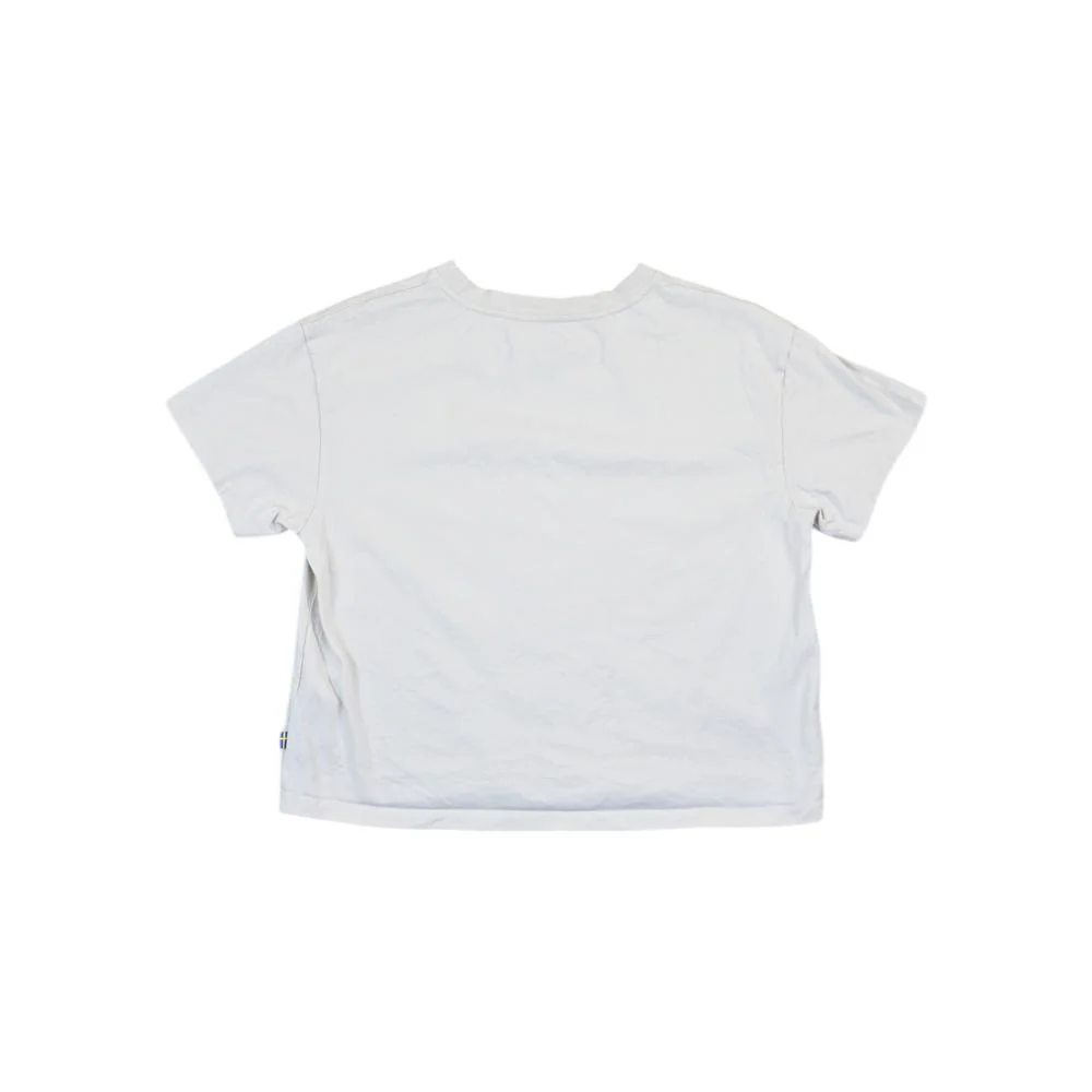 Fjallraven Women's Classic Short T Shirt White M Used - Image 2