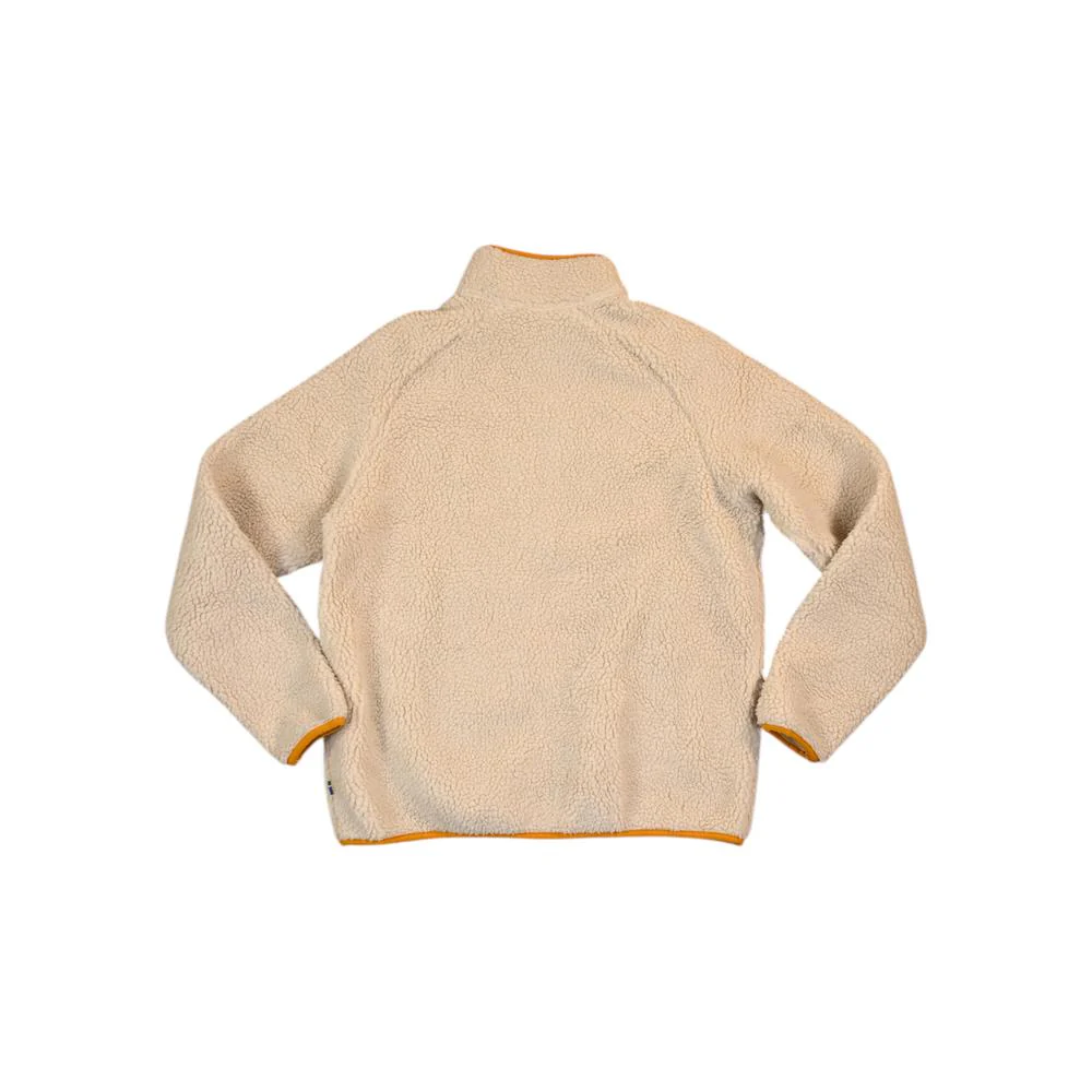 Fjallraven Women's Vardag Pile Fleece White/Mustard S Used - Image 2