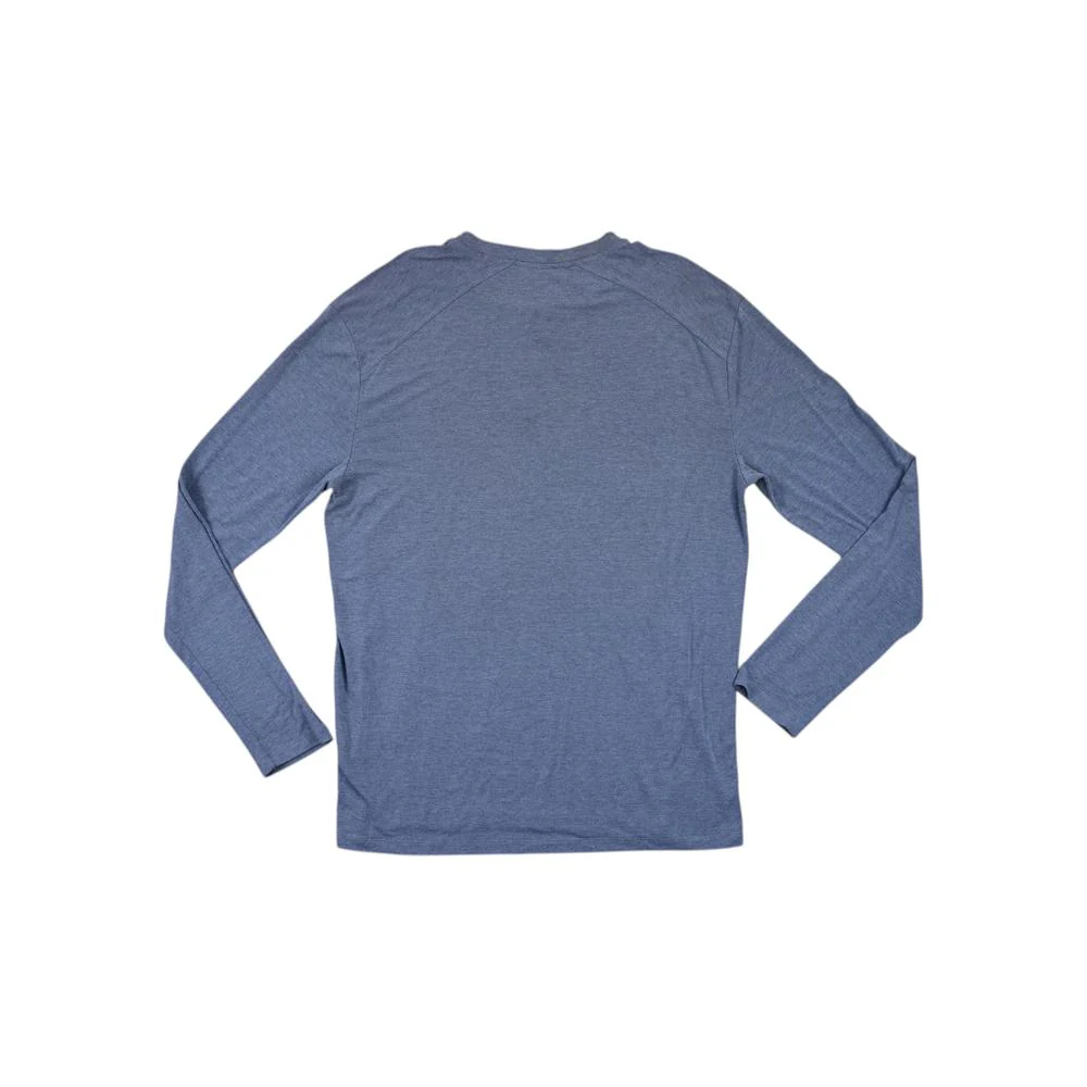 Freefly Men's Henley Long Sleeve Shirt Grey XXL Used - Image 2